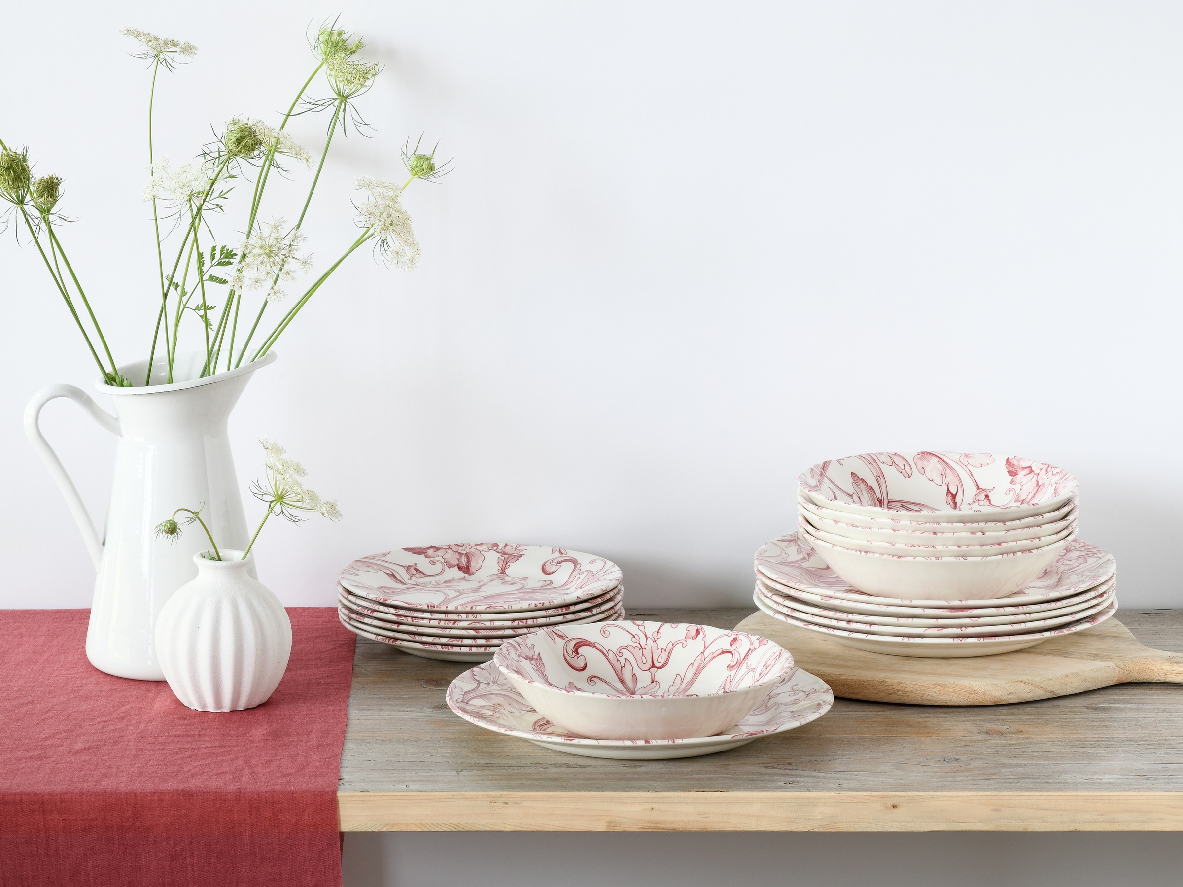 CreaTable Teller-Set »Venecia, Teller Set 18-tlg« Traditionell, Nostalgie