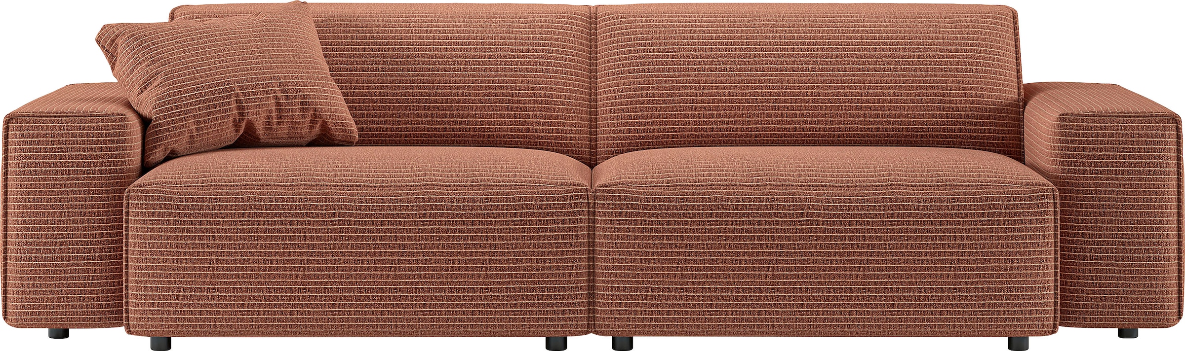 andas Big-Sofa »Glimminge  auch in Breitcord, Feincord + Easy care-Bezug,«, besondere Kedernähte Zierkissen
