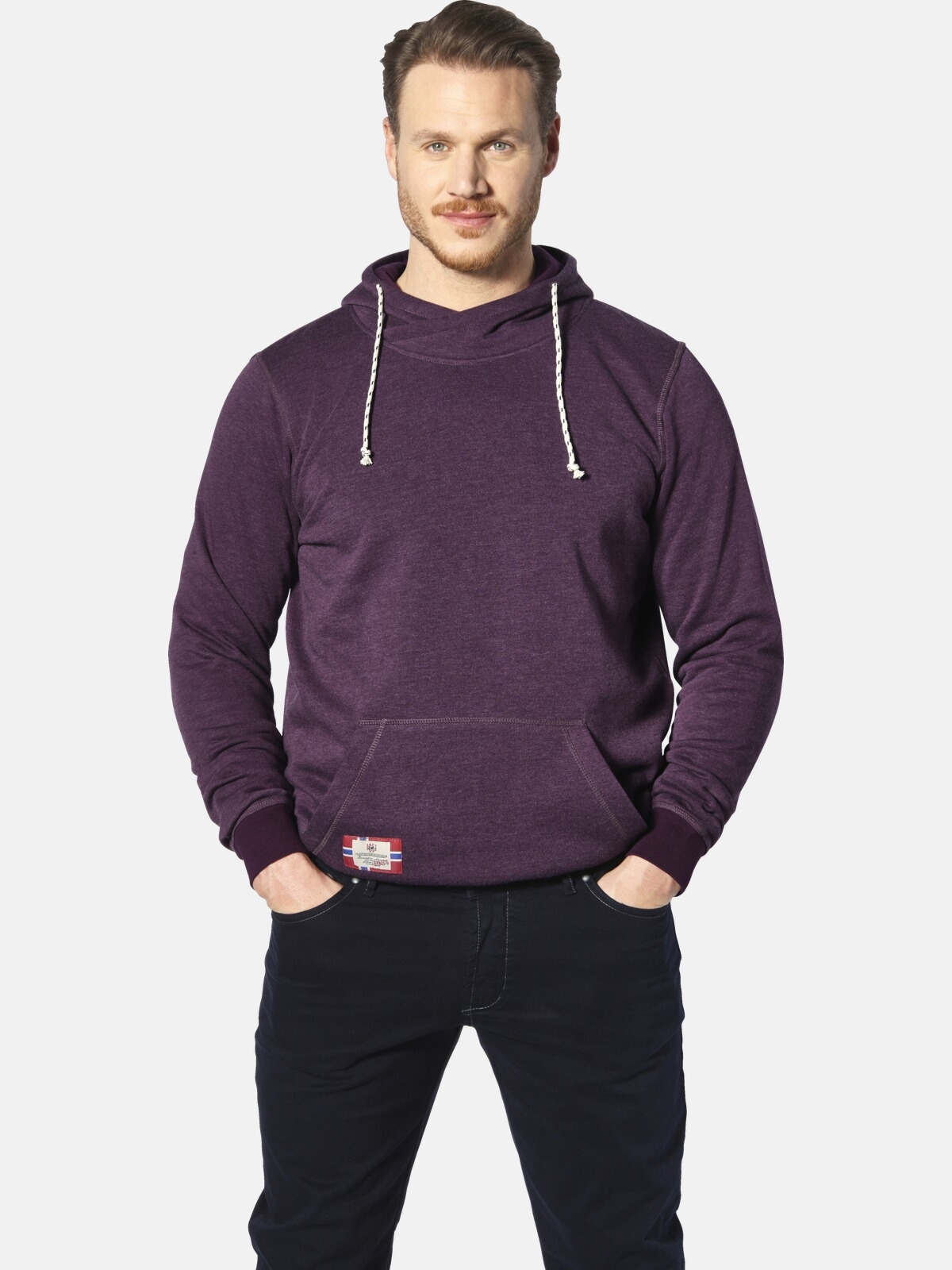 Kapuzensweatshirt »Sweatshirt BLANKARD«, mit asymmetrischem Kragen