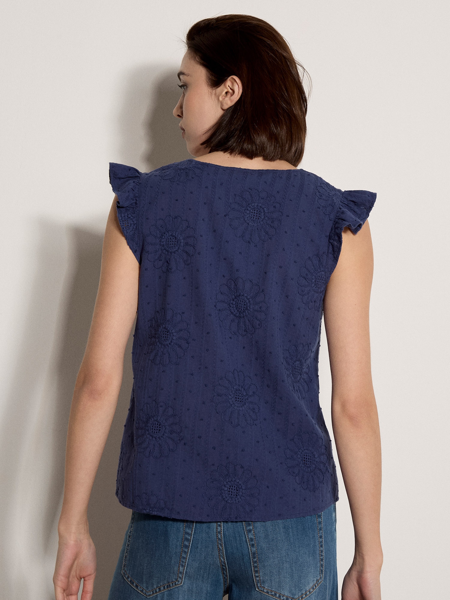 Apricot Blusentop »Geblümte Bluse« mit Stickerei