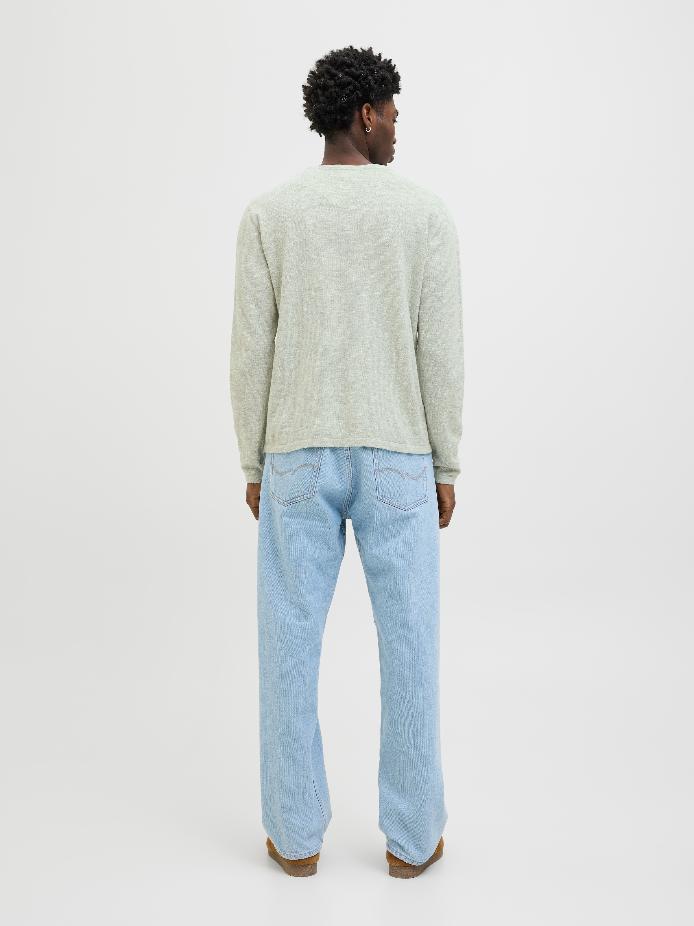 Jack & Jones Rundhalspullover »JJESUMMER KNIT CREW NECK SN«, mit Rundhalsausschnitt