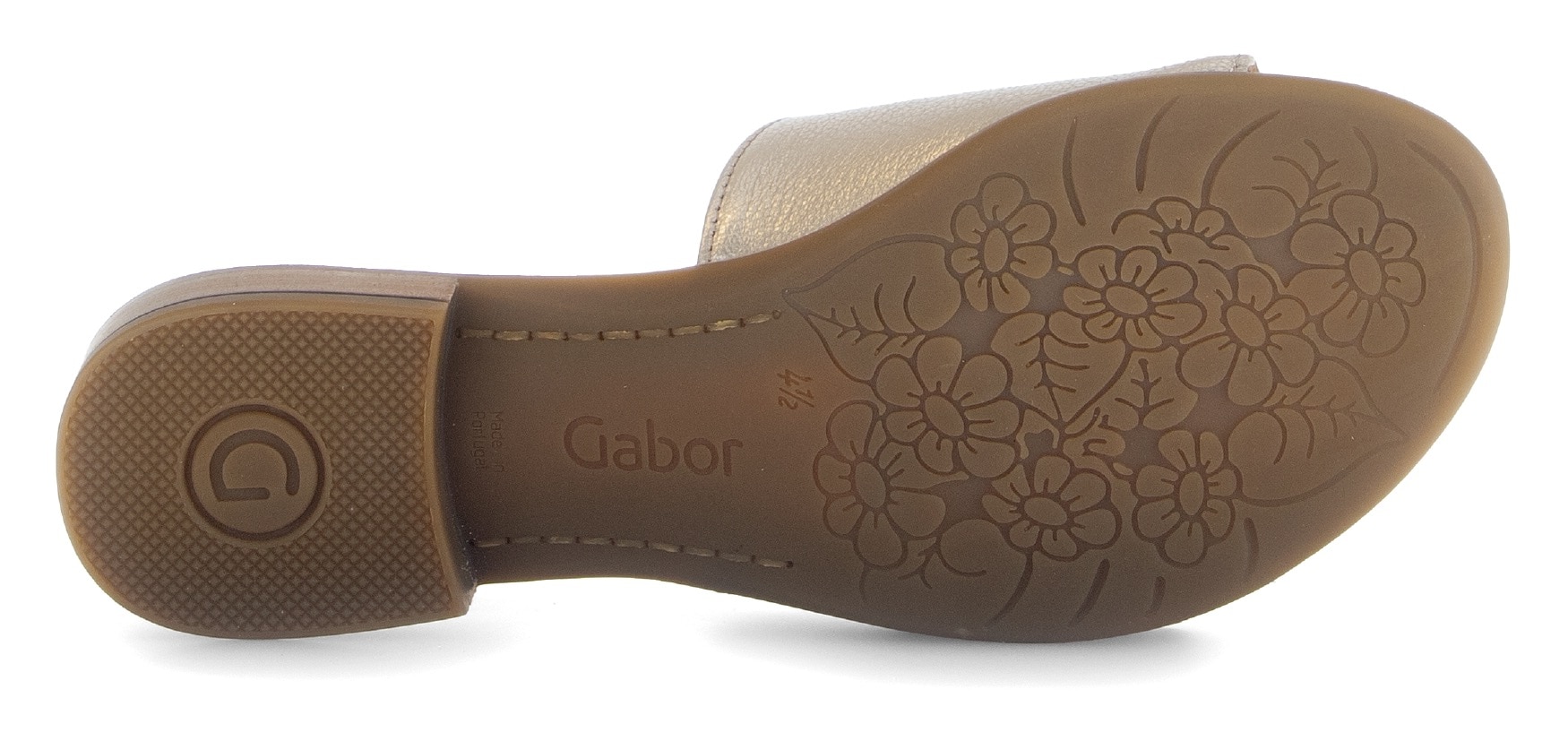 Gabor Pantolette »RHODOS«, Blockabsatz, Sommerschuh, Komfortschuh in Weite G (= weit)