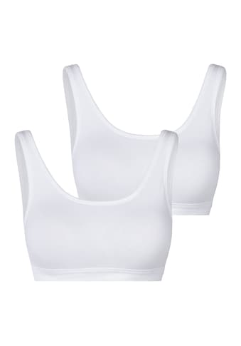 Bustier »"95/5"«, (2er Pack), ohne Cups, elastisches Unterbrustband für sanften Halt