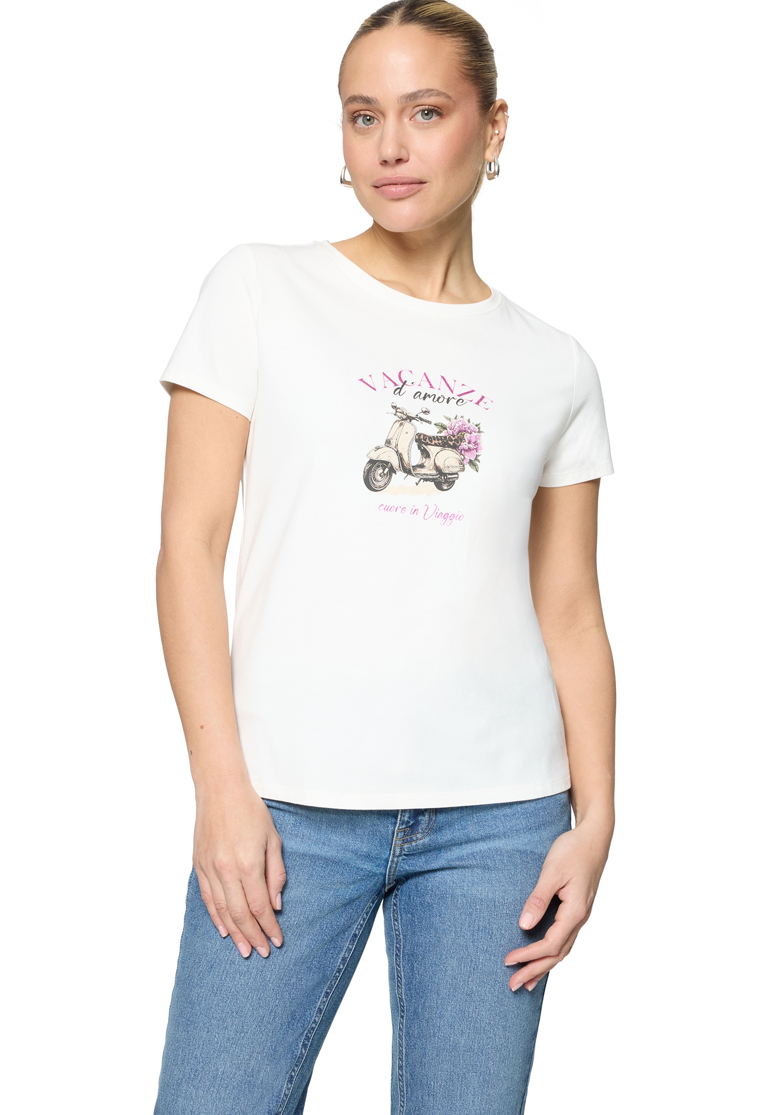 Zero Print-Shirt »Shirt mit Print«