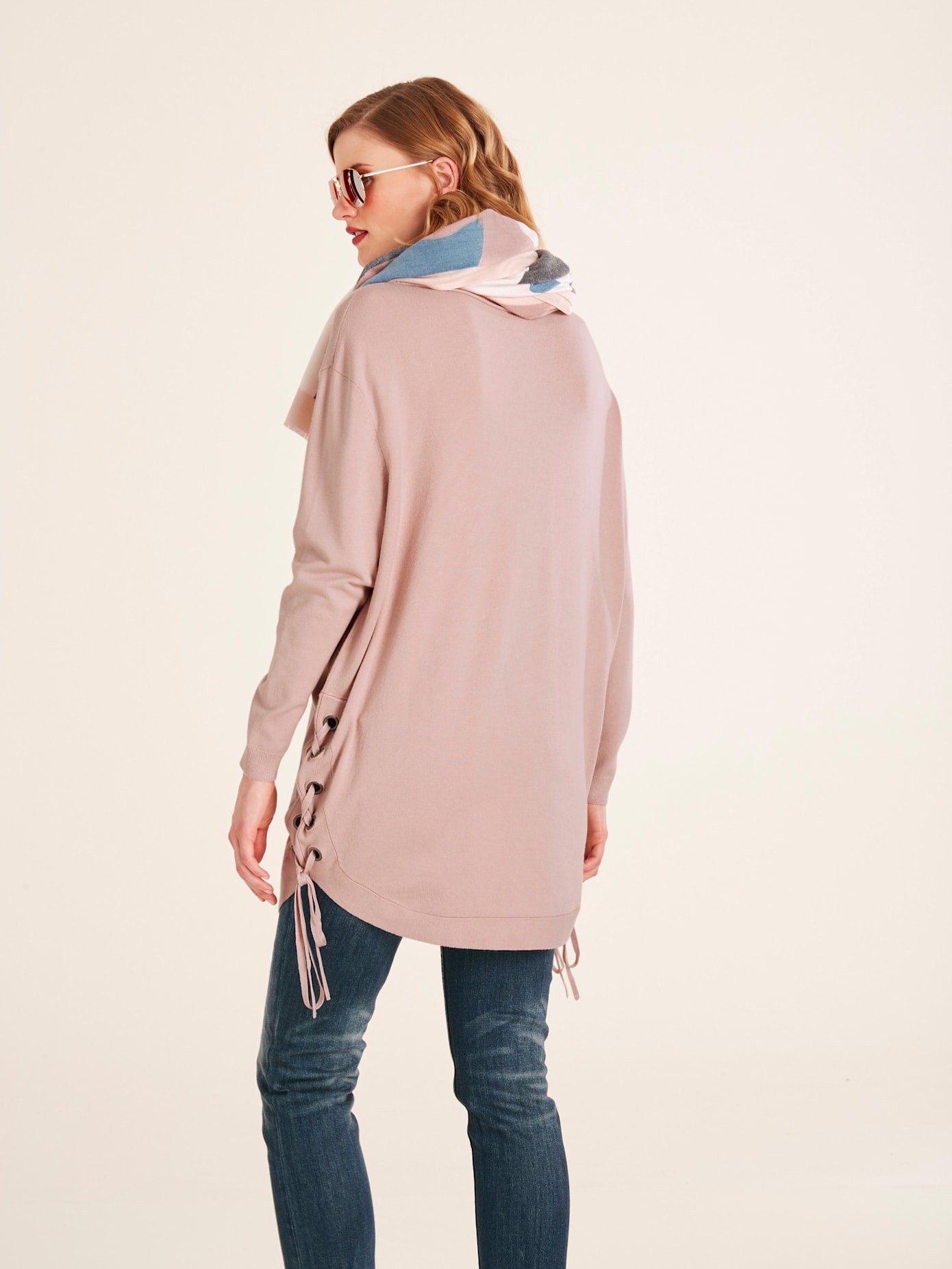 heine Rundhalspullover »Longpullover«