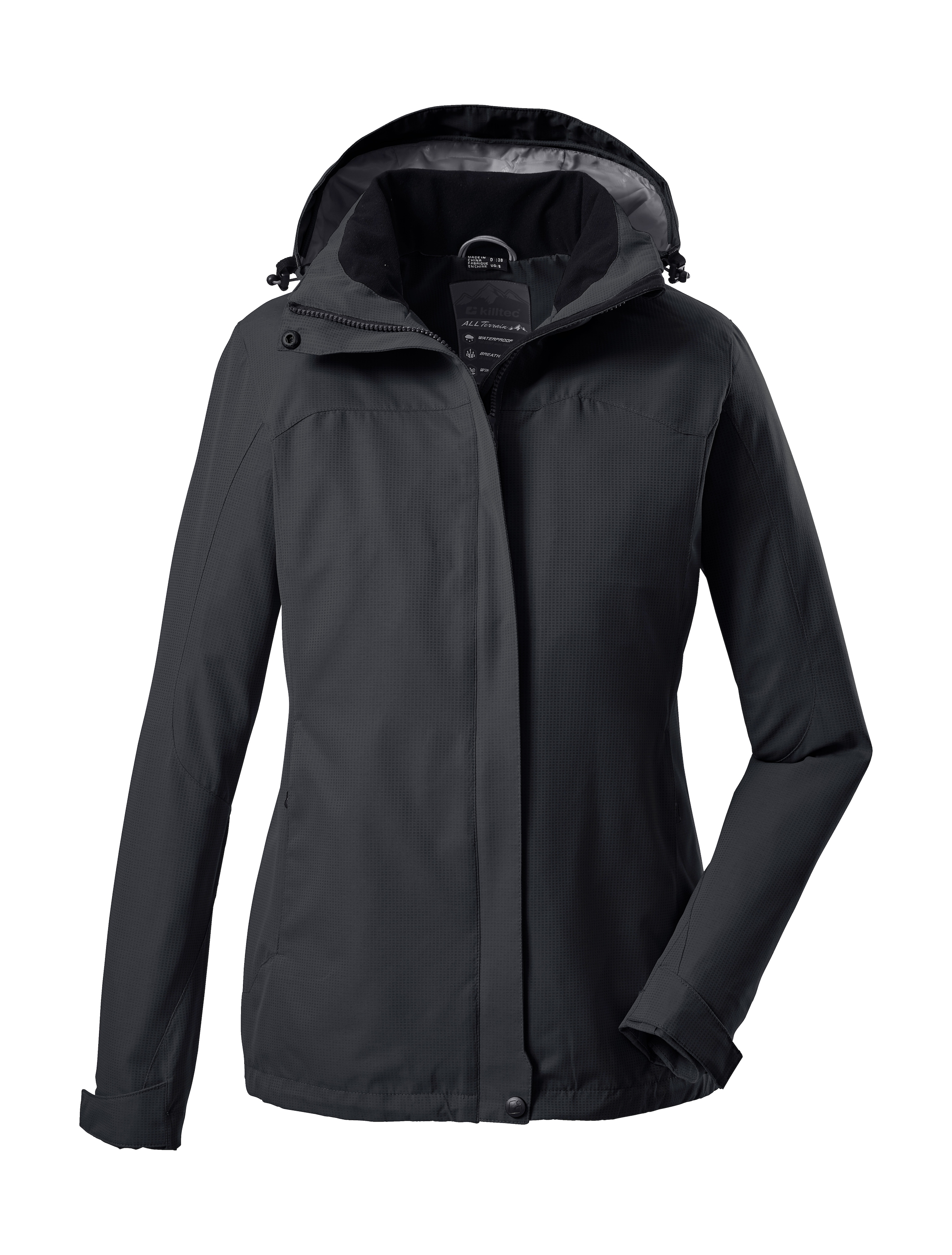 Killtec Outdoorjacke »Inkele«, Damenjacke mit abnehmbarer Kapuze, wind- und wasserdicht, atmungsaktiv
