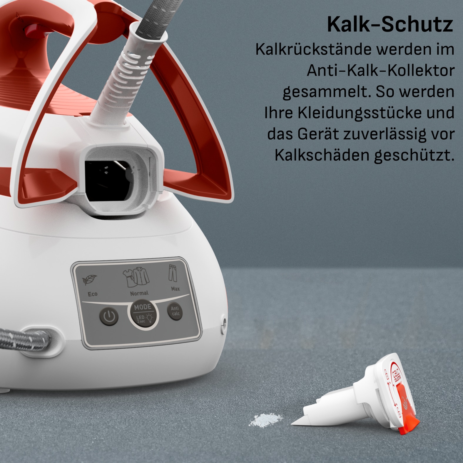 Tefal Dampfbügelstation »Express Power, 6,3 Bar Druck, 1,8 L Wassertank, Kalk-Kollektor,« 1.800 ml Wassertank 420 g/Min. extra Dampfstoß, ideal für alle Textilien, SV8110