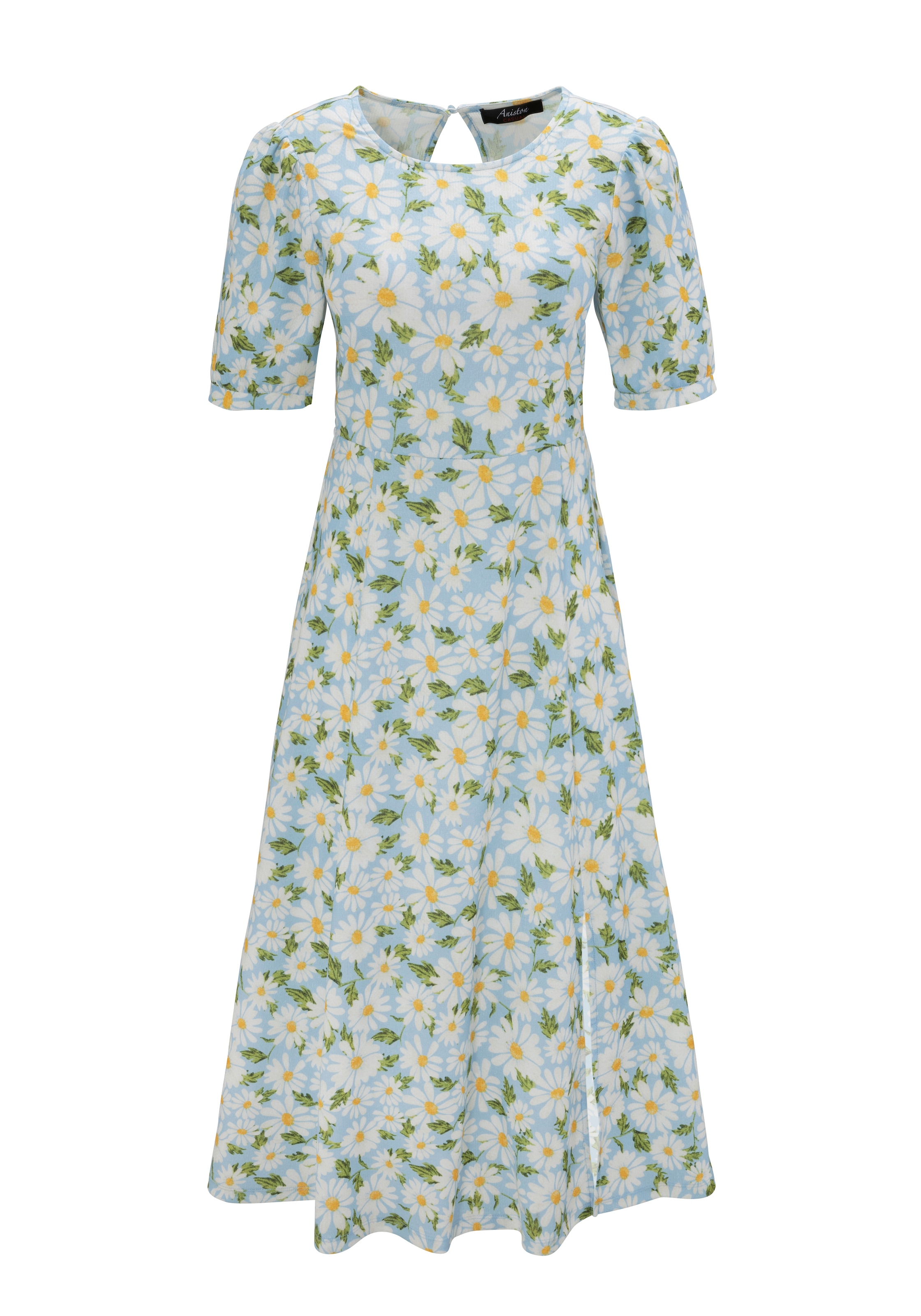 Aniston CASUAL Sommerkleid, mit bezaubernden Margeriten bedruckt - NEUE KOLLEKTION