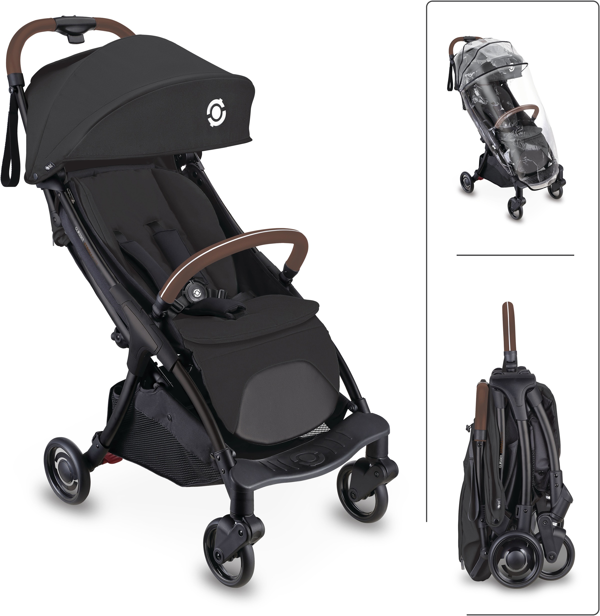 Globber Kinder-Buggy »STROLL LITE« 22 kg mit 1-Hand-Falt-Automatik, Reisebuggy