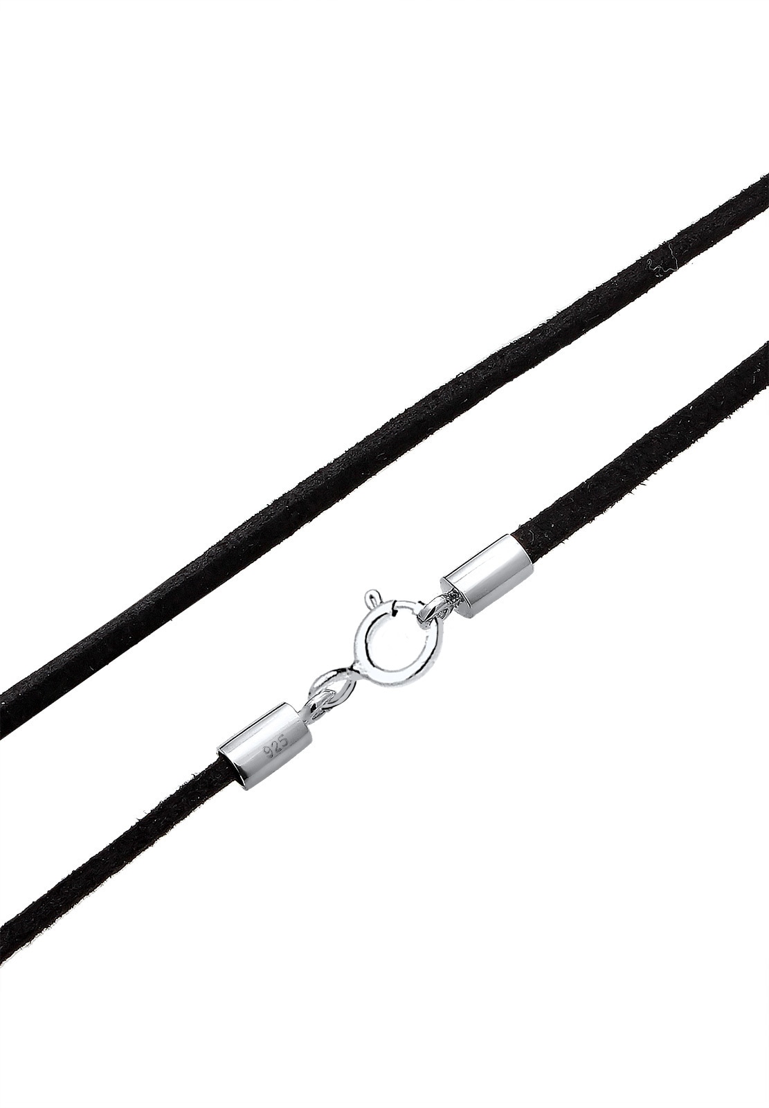 Elli Choker »Halskette Basic Trend Blogger Choker Velour 925 Silber«