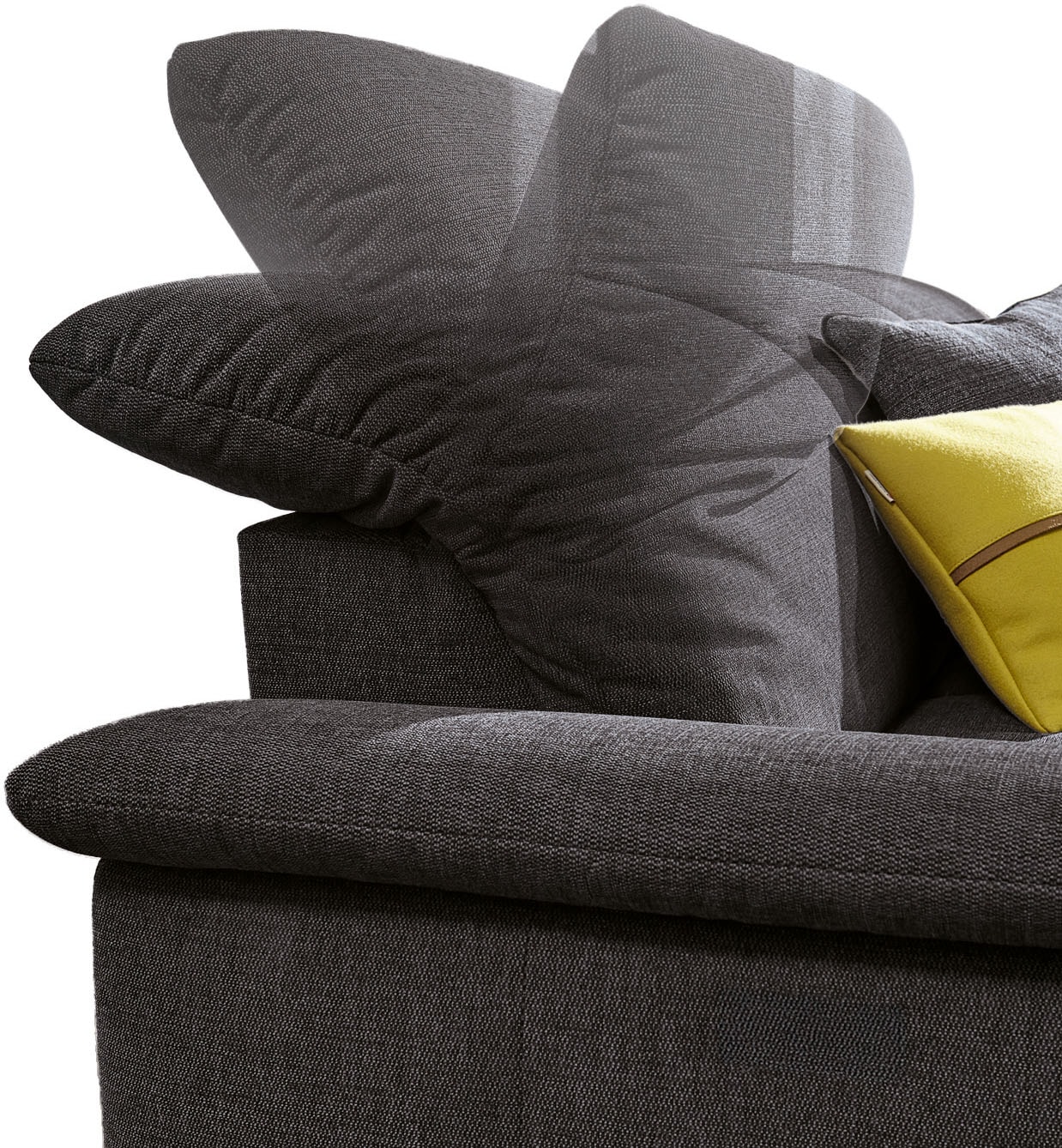 Musterring Ecksofa »MR370« Edles Leder in 3 Farben, Sitzkomfort nach Wahl, Maße 288 x 241 cm