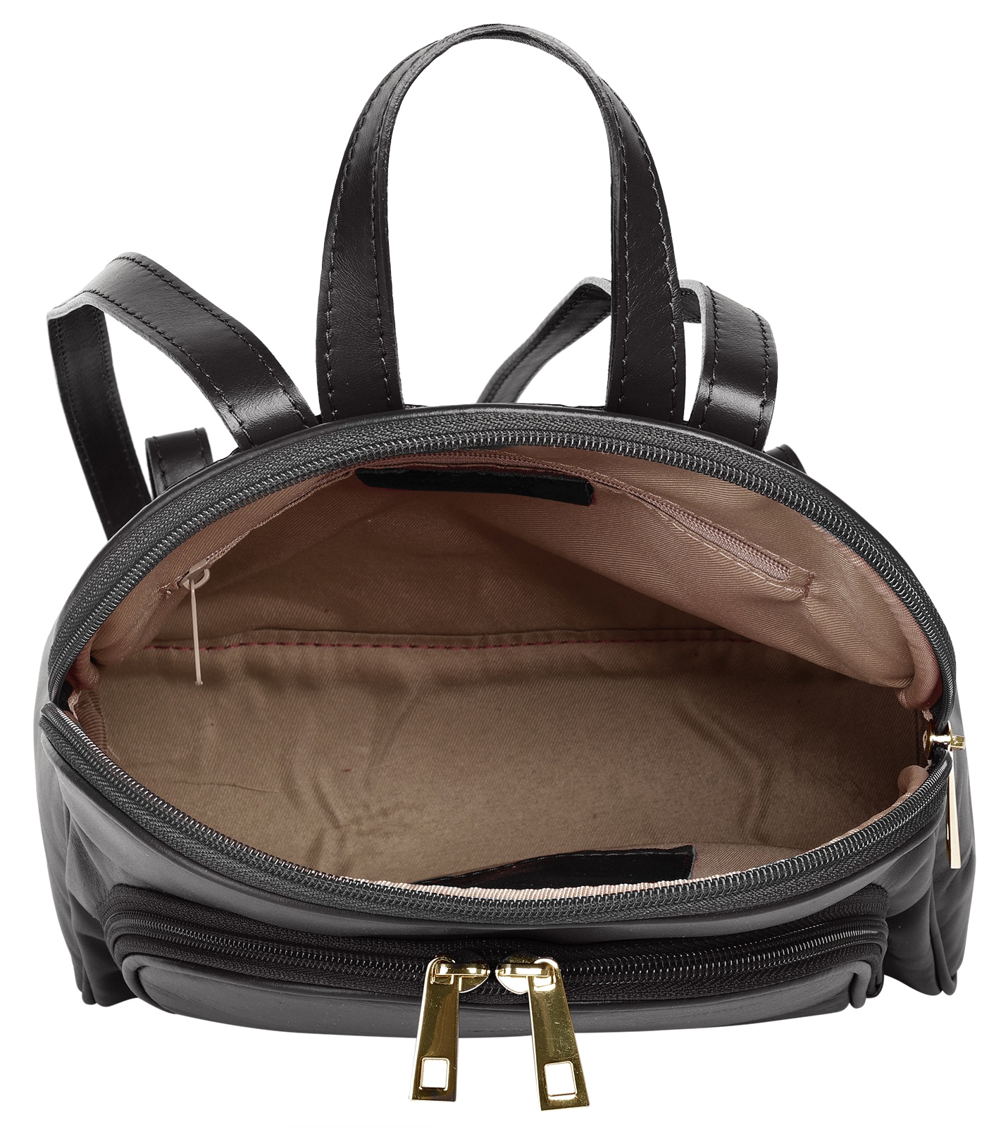 Cluty Cityrucksack, echt Leder, Made in Italy