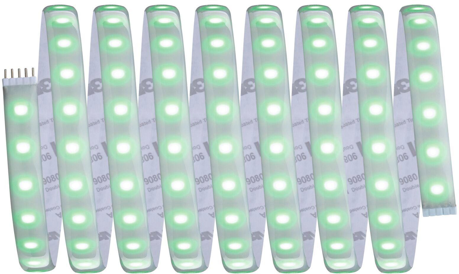 Paulmann LED-Streifen »MaxLED 1000 Basisset 3m RGBW IP44 Cover 3000K 33W 230/24V 75VA Silber«, 1 St.-flammig, RGBW