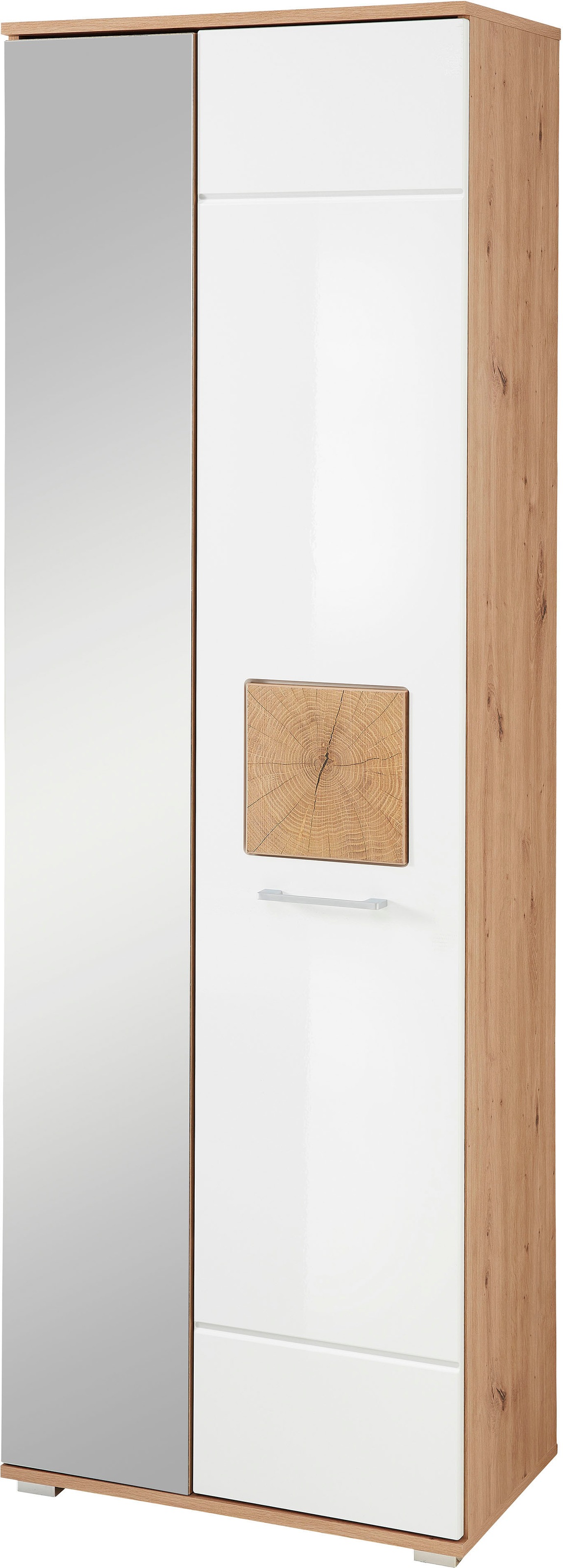 Innostyle Garderobenschrank »Fun Garderobenschrank in weiß, Größe B/H/T: 65 cm x 195 cm x 38 cm