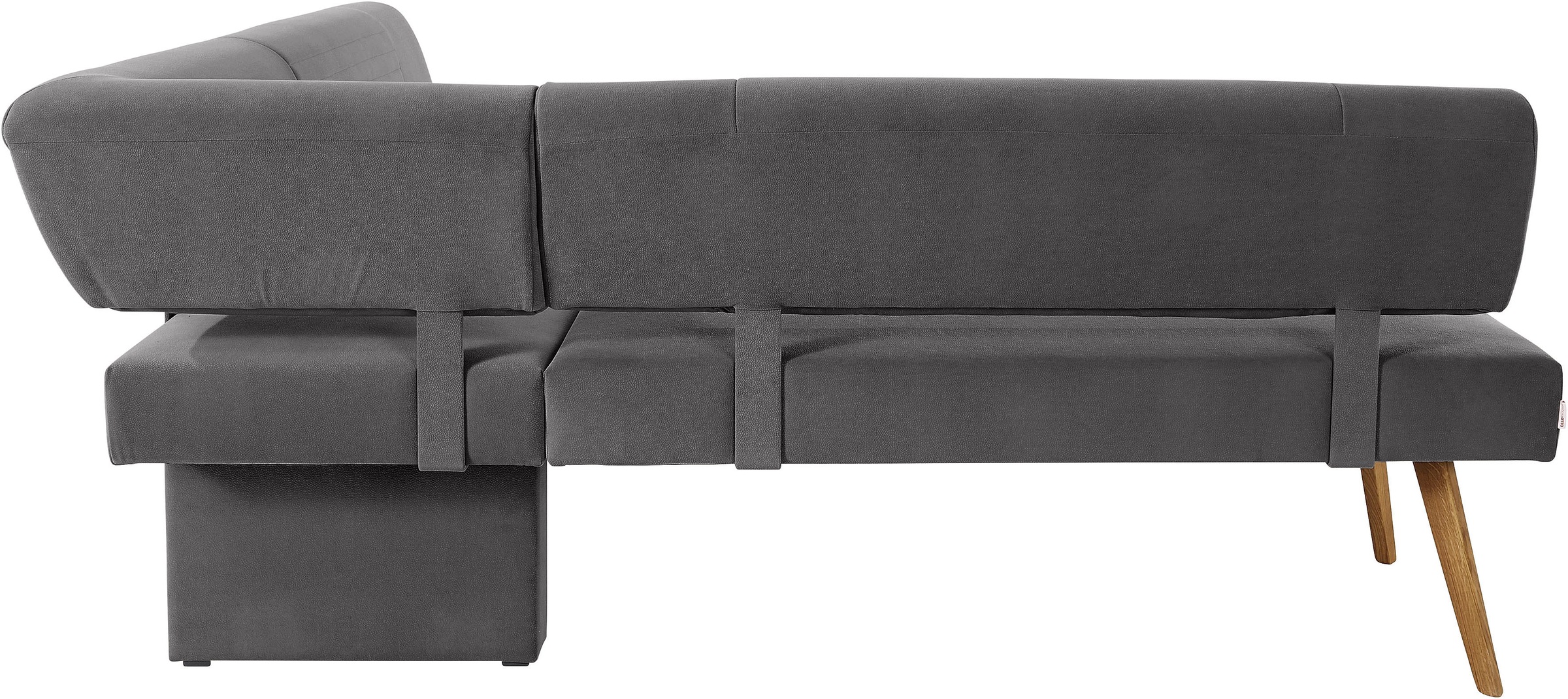 OTTO products Eckbank »Alessja«, Breite langer Schenkel 192 oder 212 cm, Gestell aus Eiche Massivholz