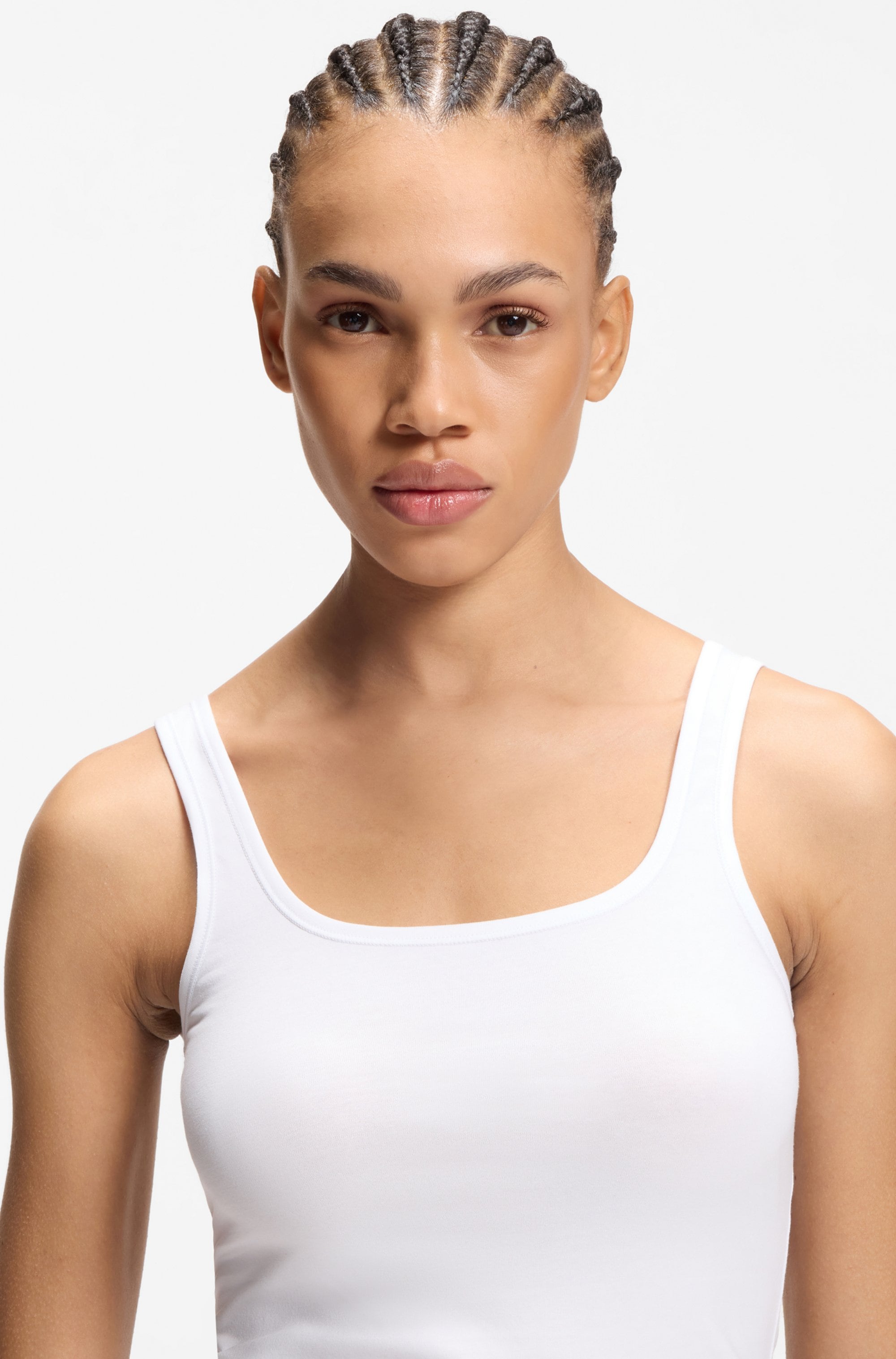 HUGO Underwear Tanktop »TWIN VEST« Packung, 2er-Pack,  mit vertikalem Logoprint