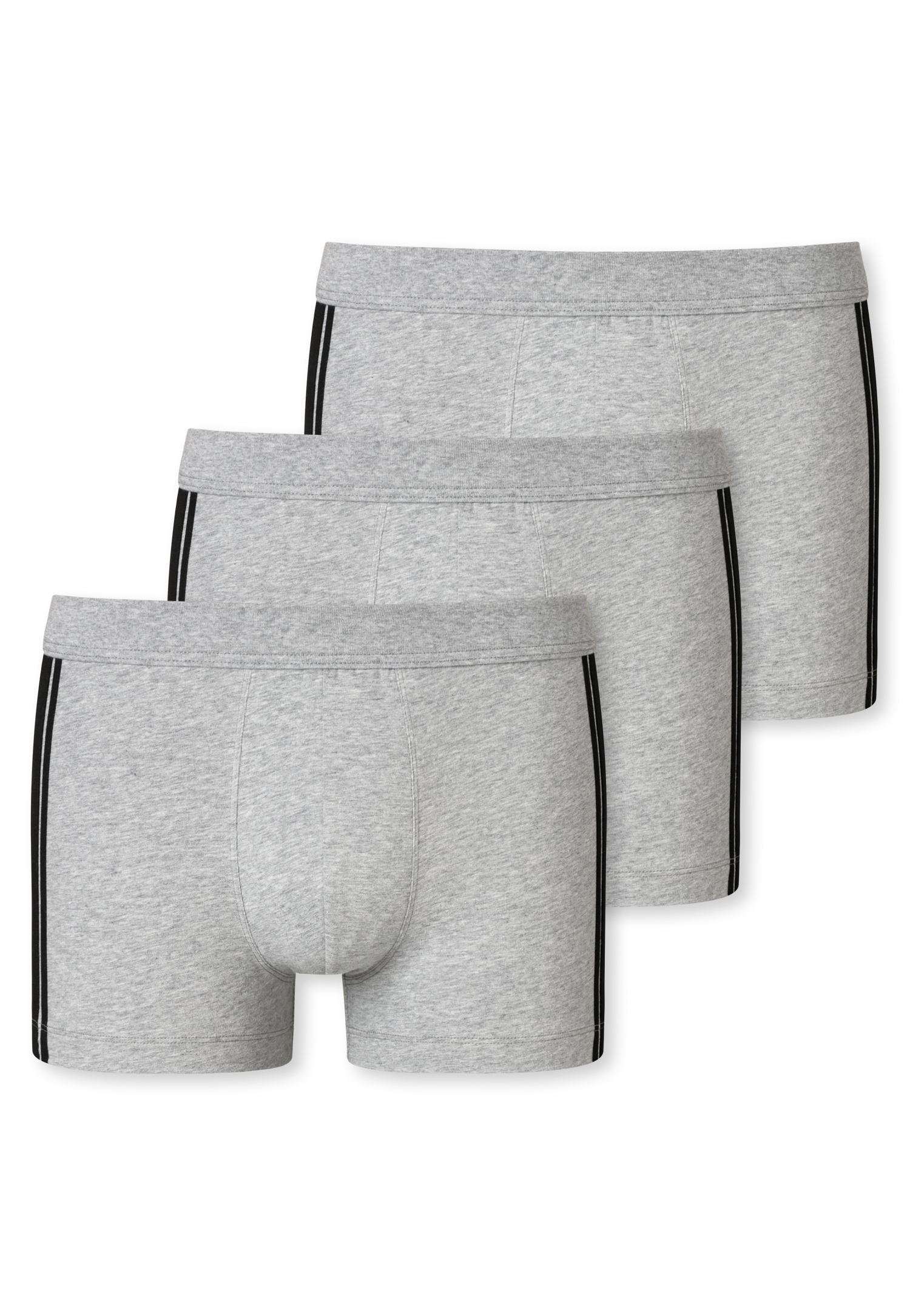 Schiesser Boxer »95/5«, (3er-Pack), mit softem, tonalem Bund, kontraststarke Seitenstreifen
