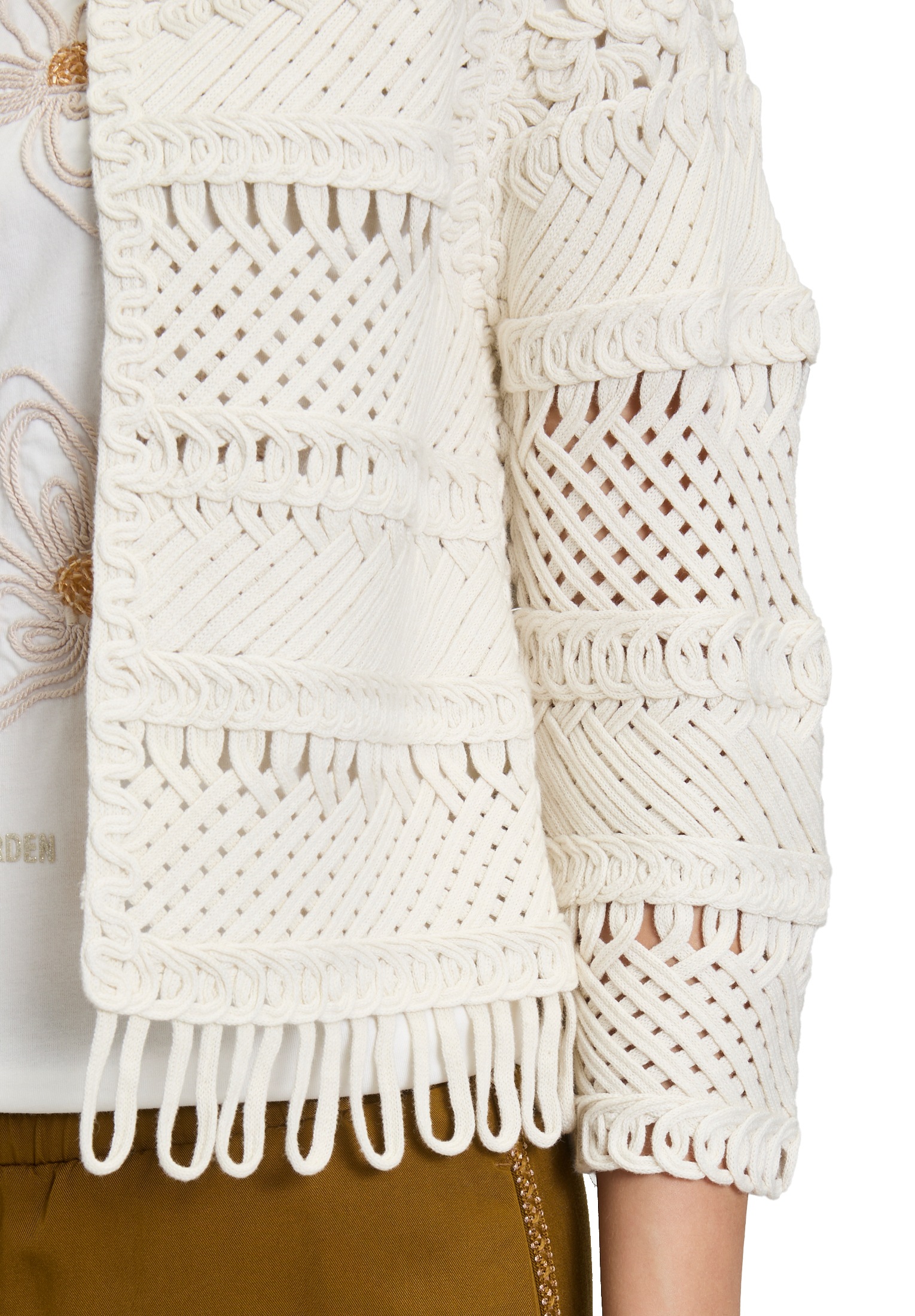 Cartoon Sweatblazer »Casual-Strickjacke mit Rundhalsausschnitt«