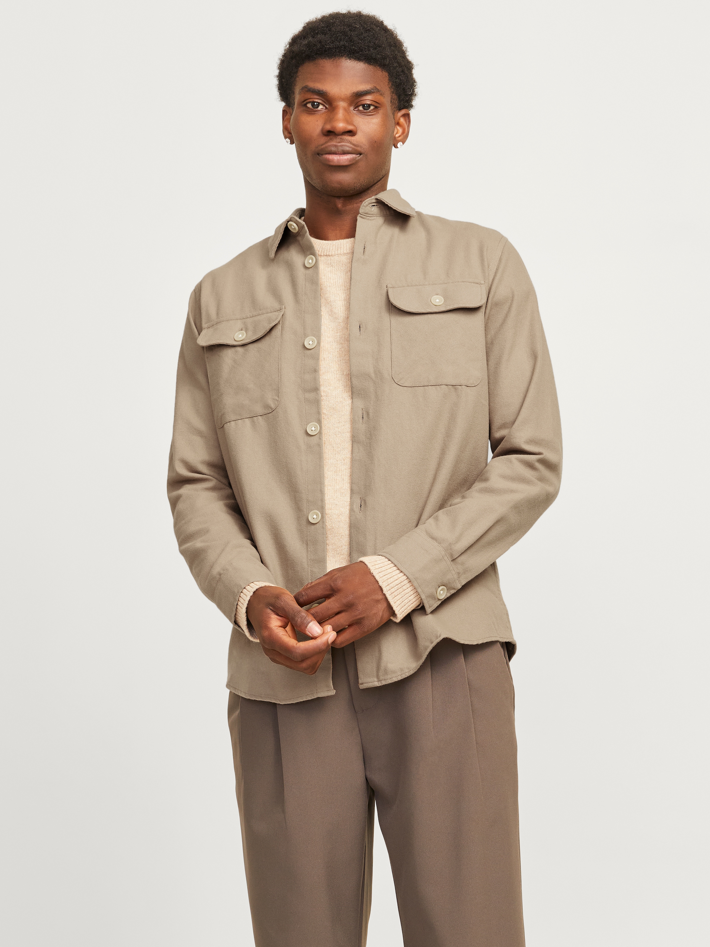 Jack & Jones Langarmhemd »JJEDARREN OVERSHIRT LS NOOS«