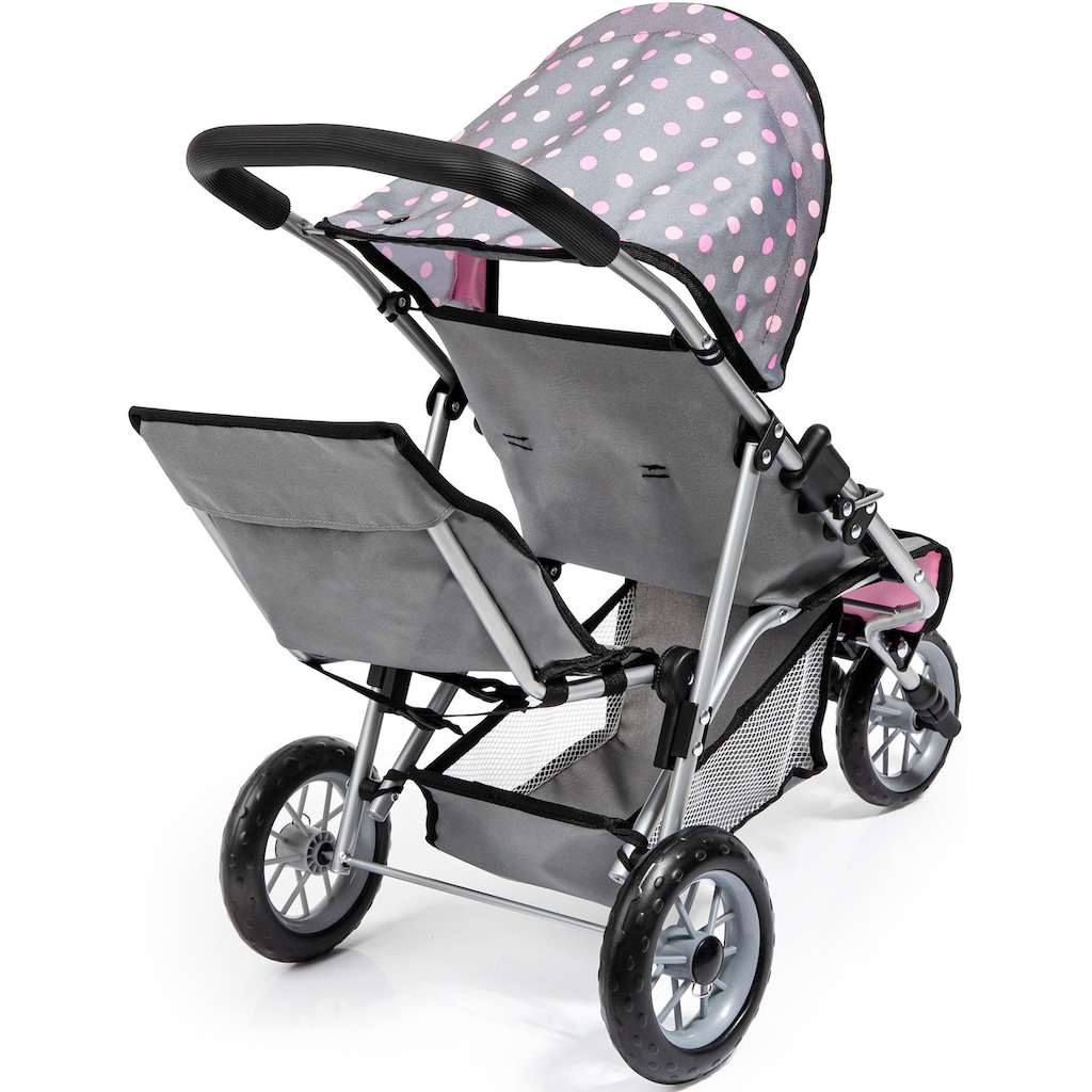 Bayer Puppen-Zwillingsbuggy »Jogger, grau«