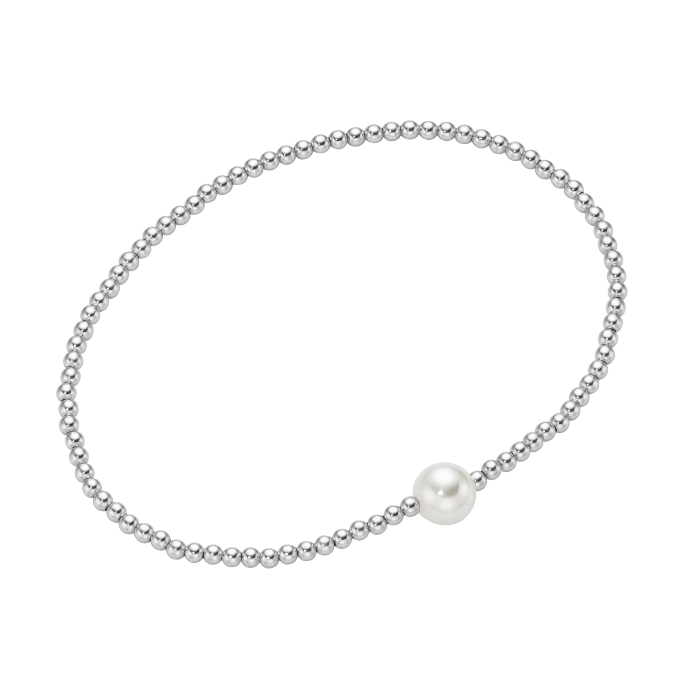 Armband »Armband Silber-Kugeln und Glasperle, Silber 925«