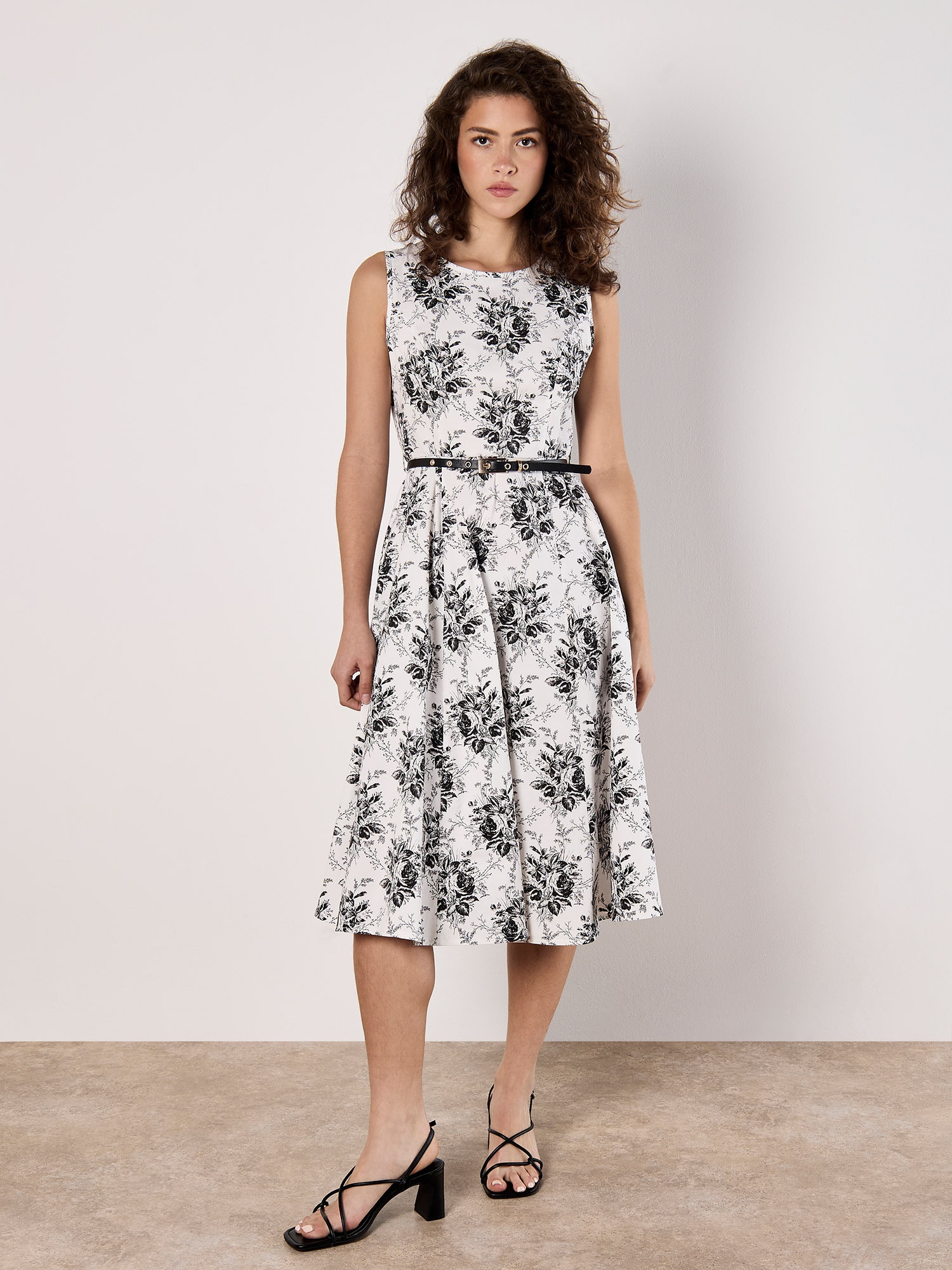Apricot Midikleid »Midikleid« abnehmbarer Gürte,  mit abmehmbarem Gürtel