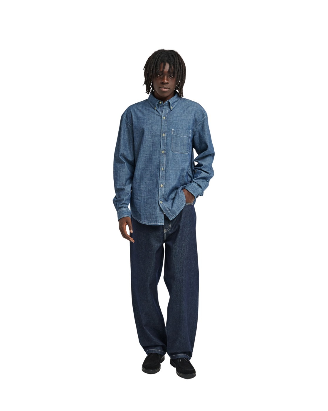 Element Langarmhemd »Button Down Regular Chambray«