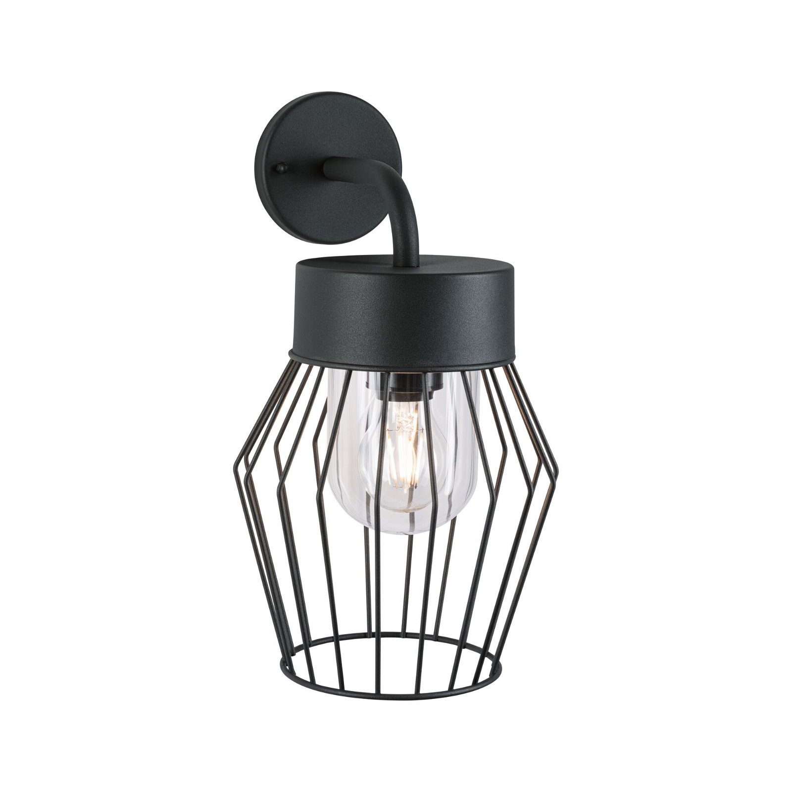 Paulmann Außen-Wandleuchte »Lanka IP44 205x237mm max. 40W 230V Anthrazit Aluminium«, 1 flammig, Leuchtmittel E27 | ohne Leuchtmittel, seewasserresistent