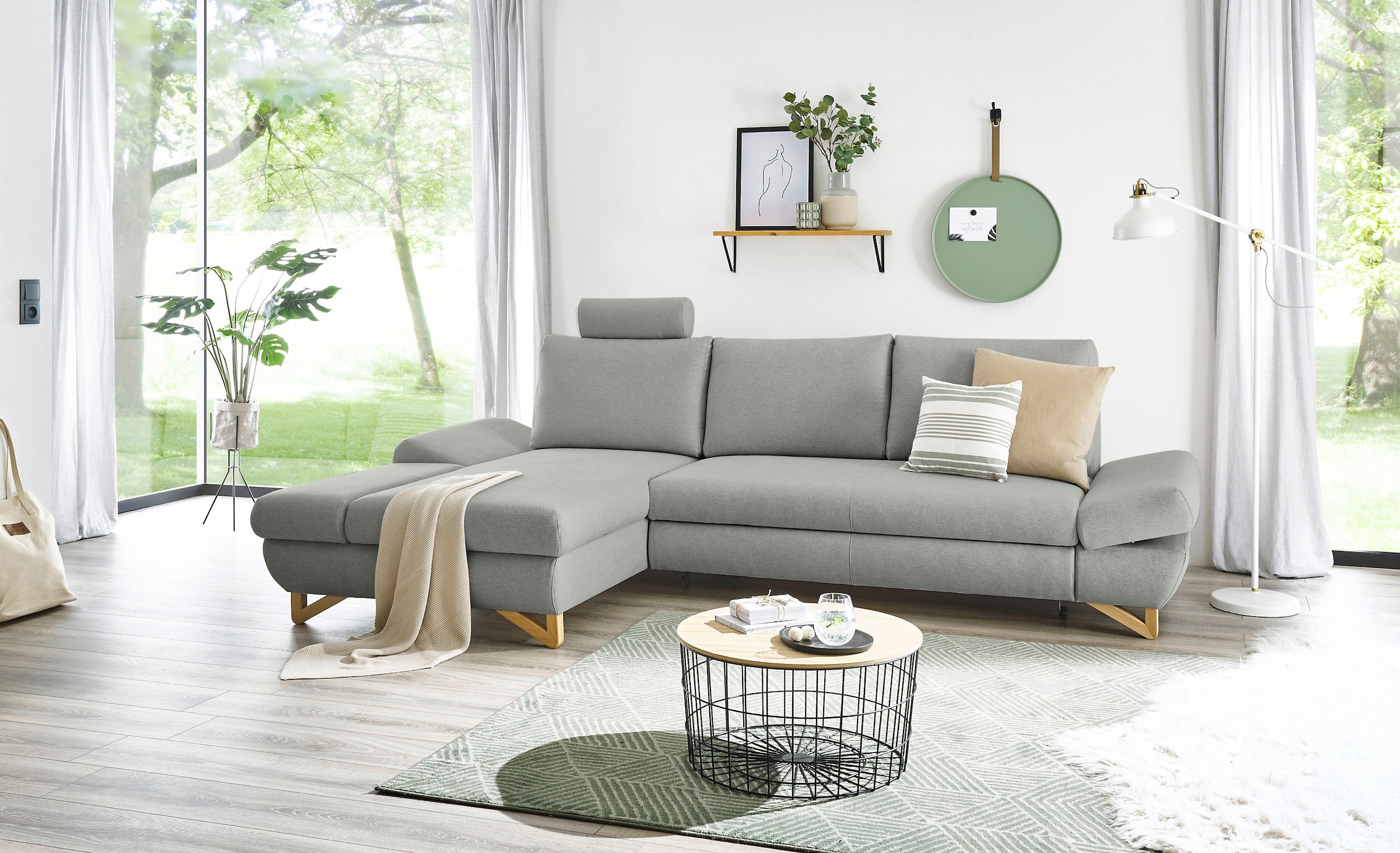 INOSIGN Schlafsofa »City/Giron«, komfortable Bettfunktion (Liegefläche 245 x 138 cm), sowie Bettkasten