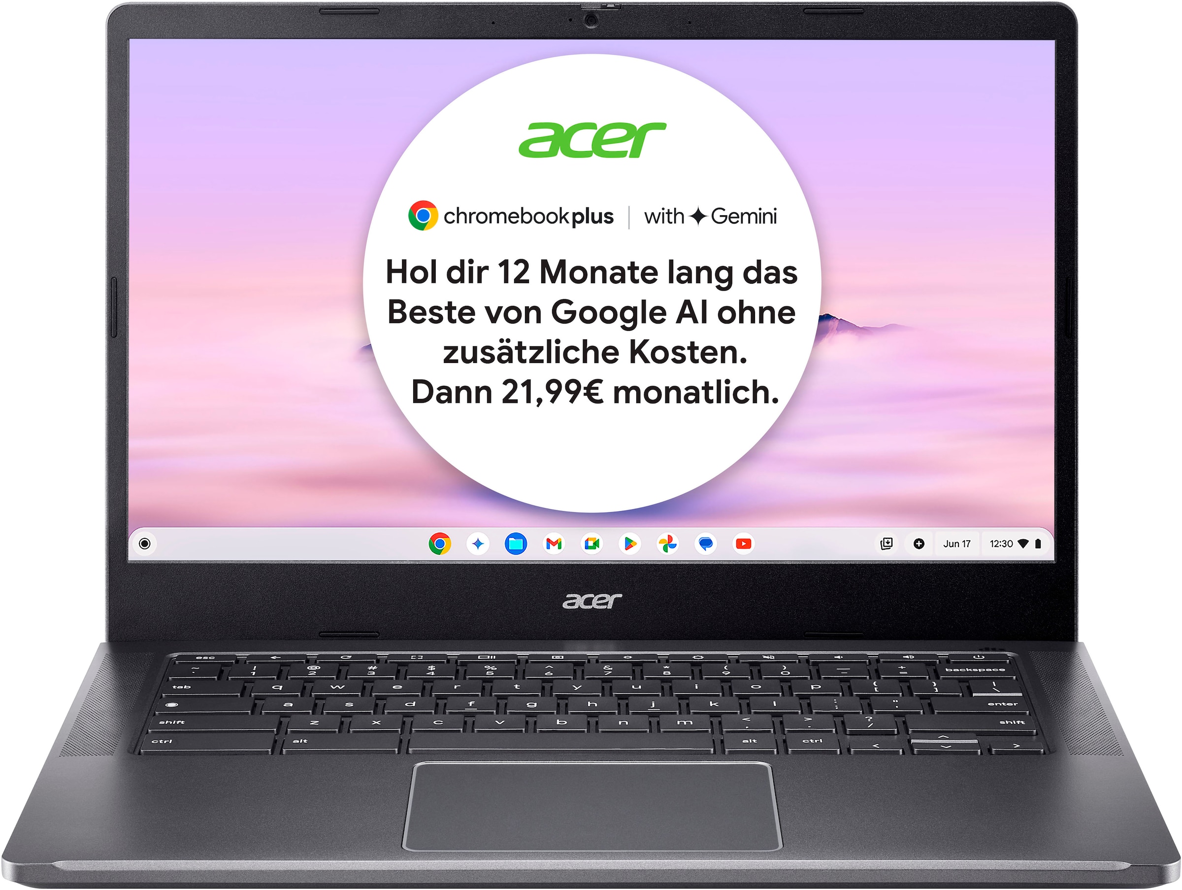 Acer Notebook »Chromebook Plus (CB514-4H-364N)«, 35,56 cm, / 14 Zoll, Intel, Core i3, UHD Graphics, 256 GB SSD