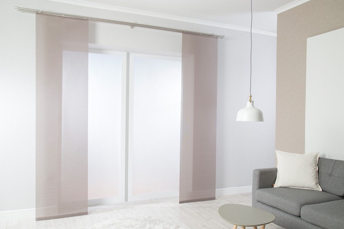 HOMING Schiebegardine »Manhattan« Klettband 1 Stk. tlg. modern, Wohnzimmer, Schlafzimmer