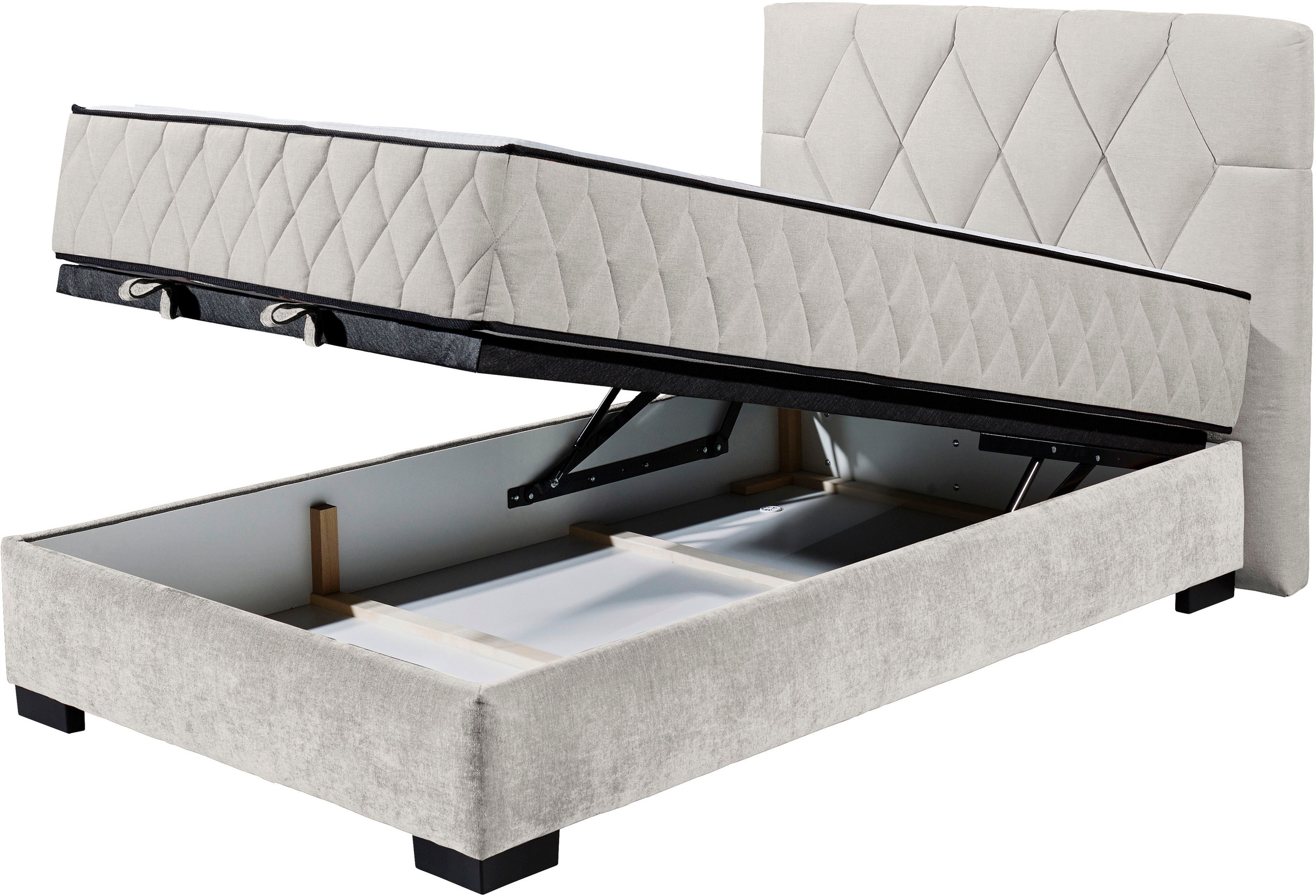 ED EXCITING DESIGN Boxbett »Nagol«, mit Bettkasten, mit Wendematratze, erhältlich in verschiedenen Breiten
