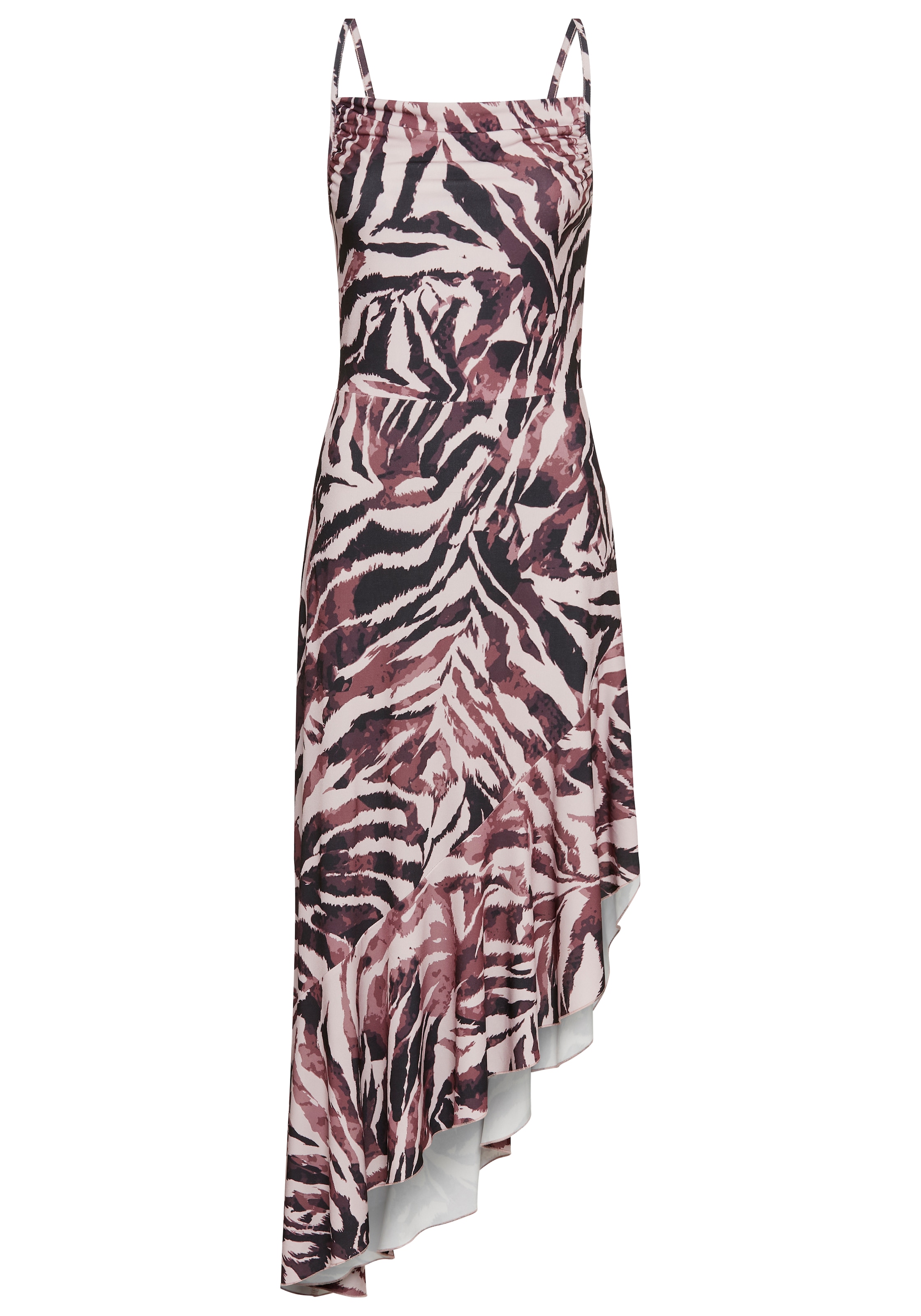 Laura Scott Sommerkleid, mit Spagetti-Trägern und diagonalem Saumabschluss - NEUE KOLLEKTION