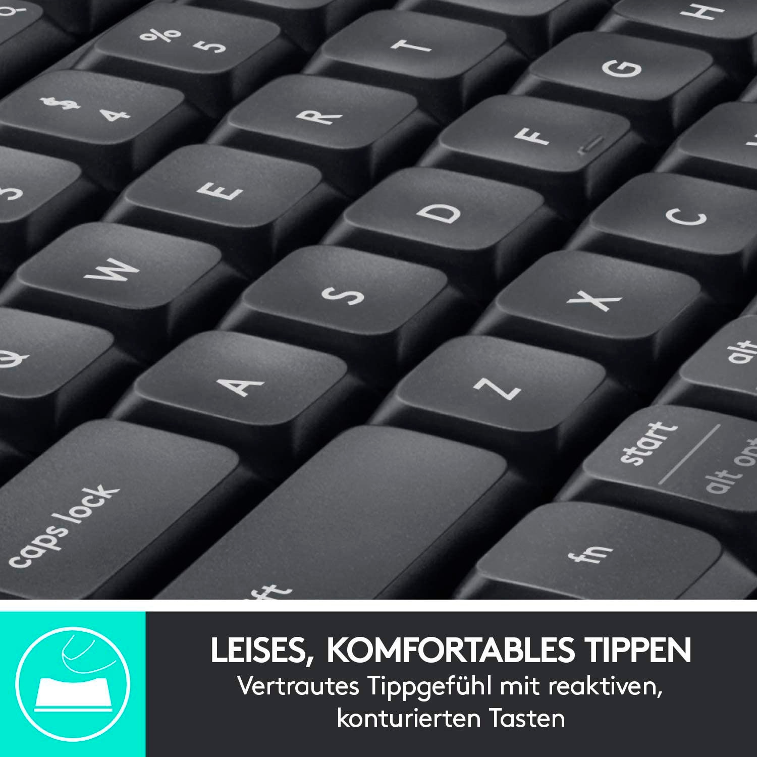 Logitech Tastatur »Wireless Performance Combo MK850 - DE-Layout«, (Ziffernblock)