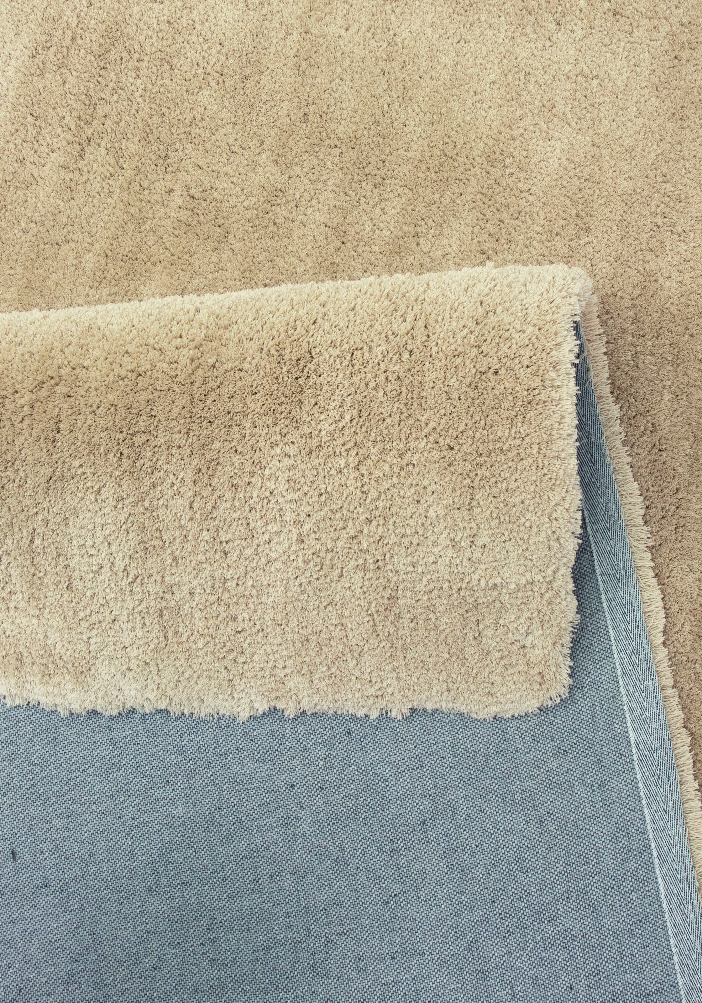 my home Hochflor-Teppich »Microfaser Teppich Magong, besonders weich, sehr feiner Flor«, rechteckig, 25 mm Höhe, uni, Wohnzimmer, Schlafzimmer, Kinderzimmer, auch rund und als Läufer