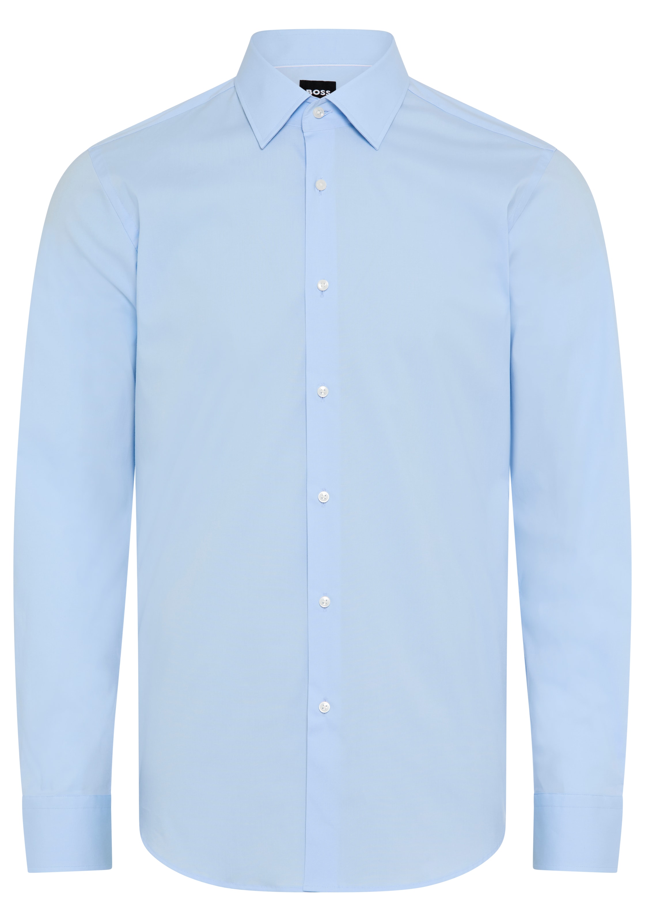 BOSS Businesshemd Kentkragen, Regular Fit, bügelleichte Qualität