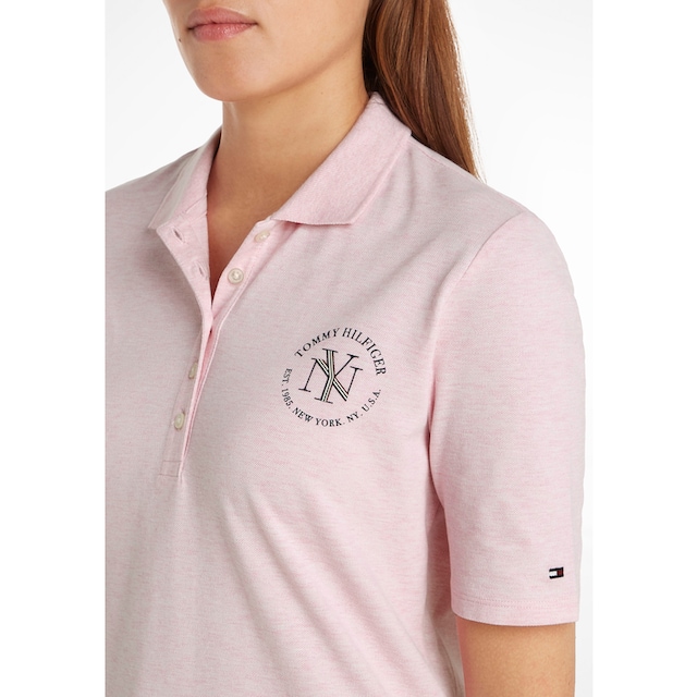 Tommy Hilfiger Poloshirt »REG NYC ROUNDALL POLO SS«, mit Tommy Hilfiger  Markenlabel bei OTTO