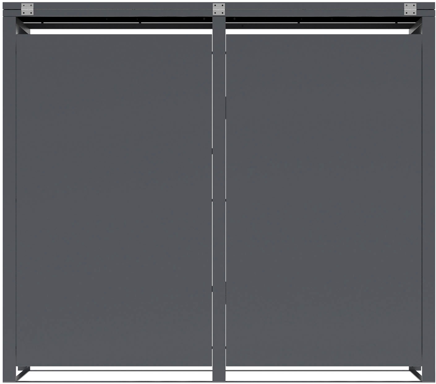 WESTMANN Mülltonnenbox »Status 2« BxTxH: 132x80x116 cm, für 2x240 L Mülltonnen