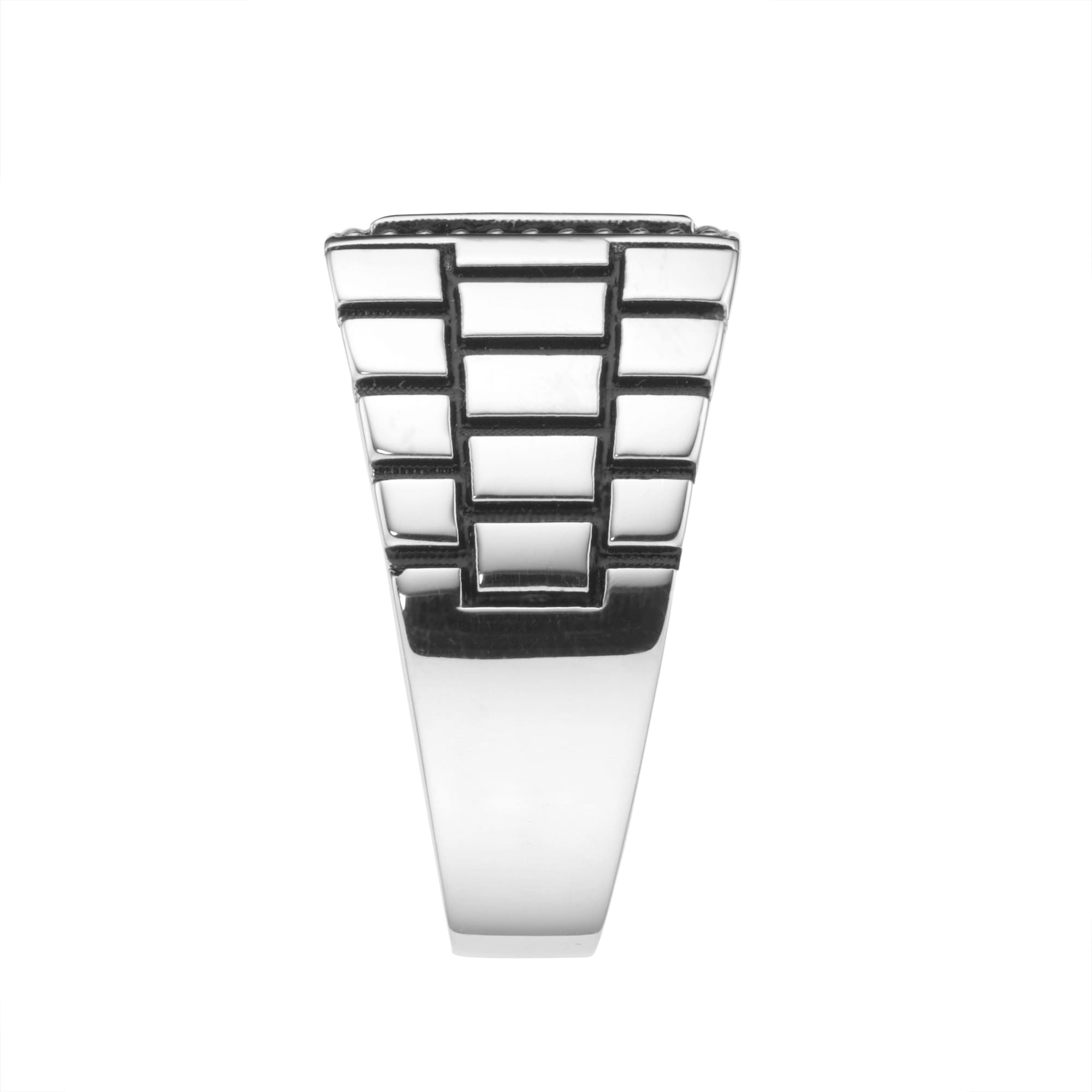 GIORGIO MARTELLO MILANO Silberring »Ring Siegelring mit schwarzer Achat-Einlage, Silber 925«