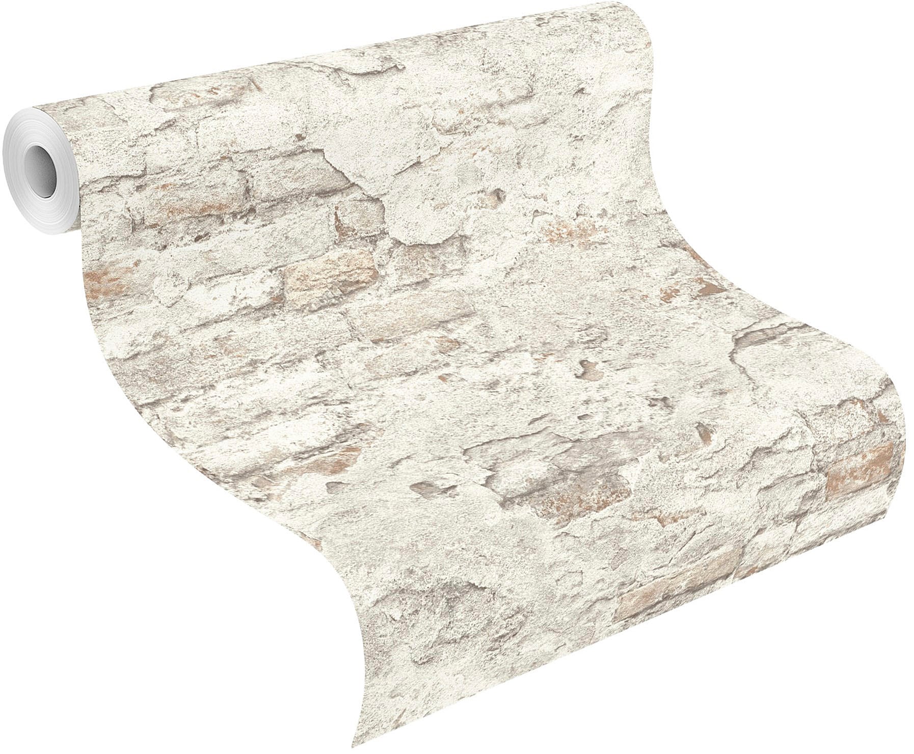 Rasch Vinyltapete »Factory III« Steinoptik | gemustert geprägt