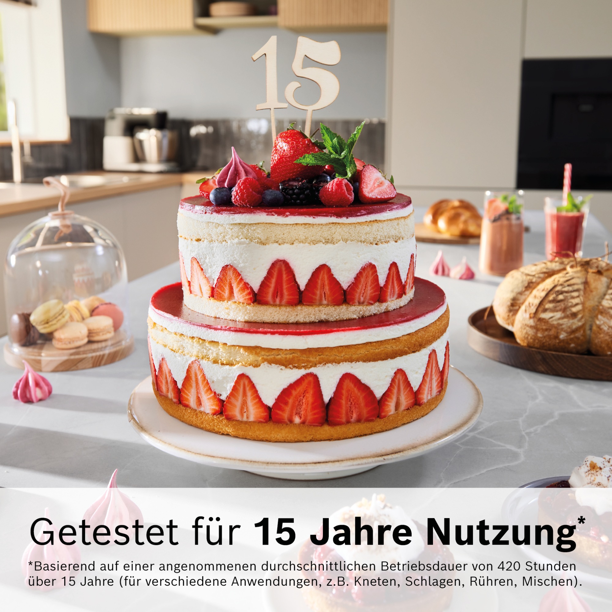 BOSCH Küchenmaschine »MUMS8ZS18« 7 Automatikprogramme, Timer, Vollmetallgehäuse, Edelstahl-Rührer