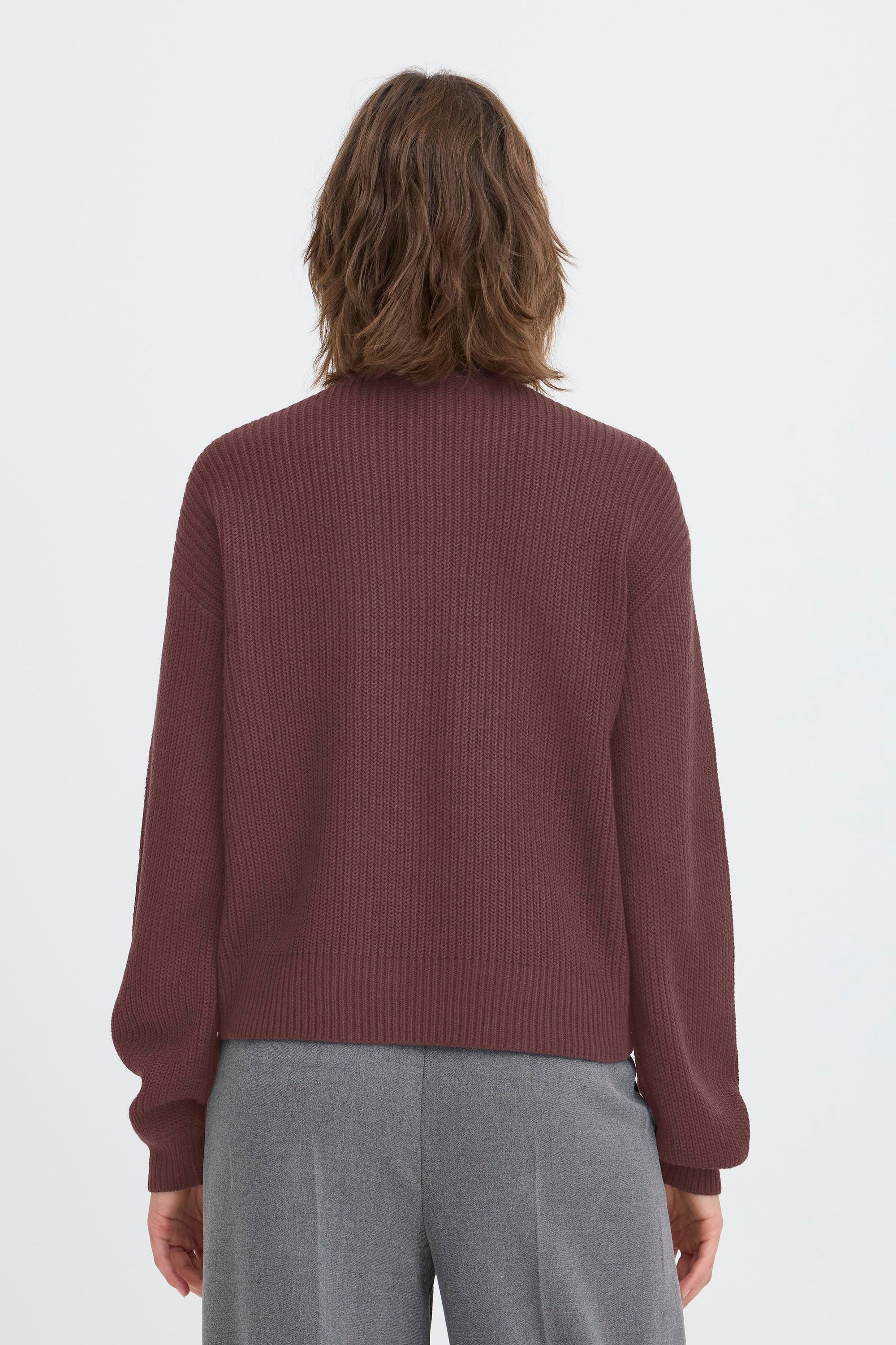 OXMO Strickfleece-Pullover »Strickpullover OXKimni«