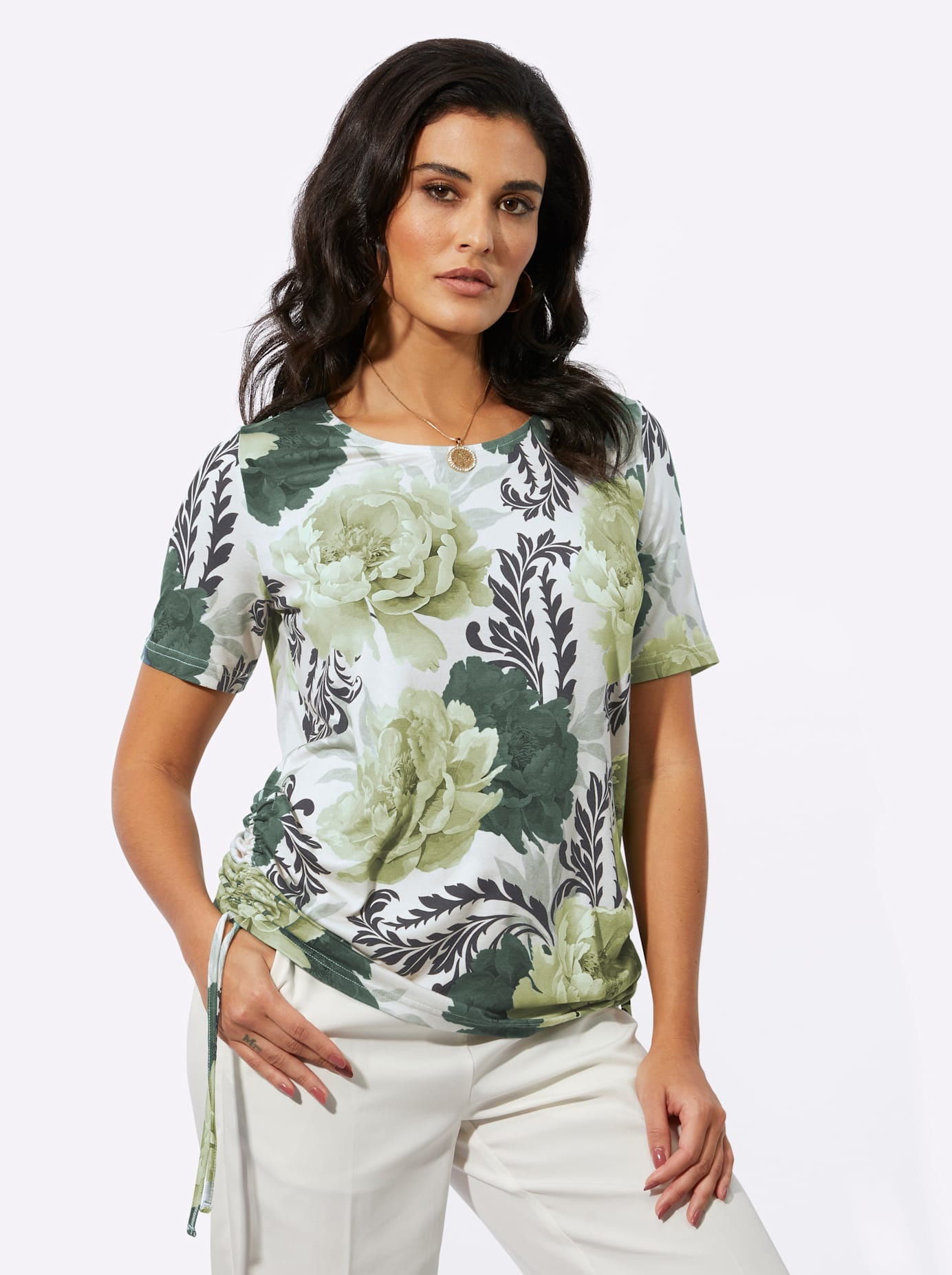 creation L Kurzarmshirt »Print-Shirt«, (1 tlg.)