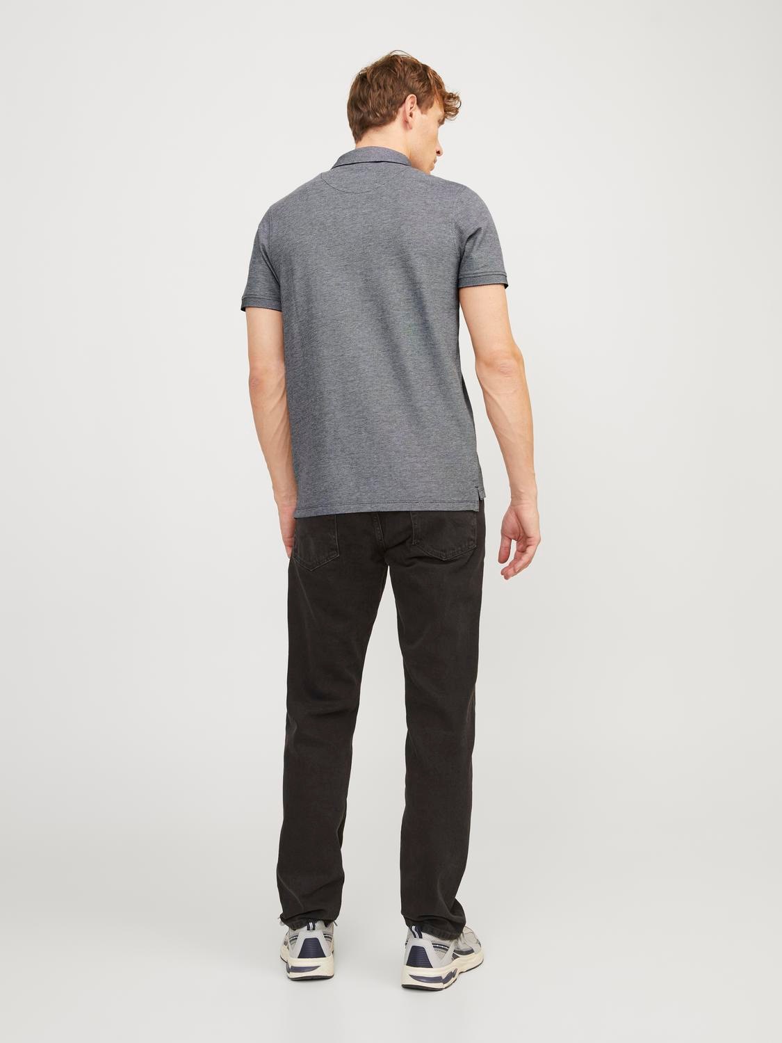 Jack & Jones Poloshirt »JJEPAULOS POLO SS NOOS«, mit Logo Stickerei