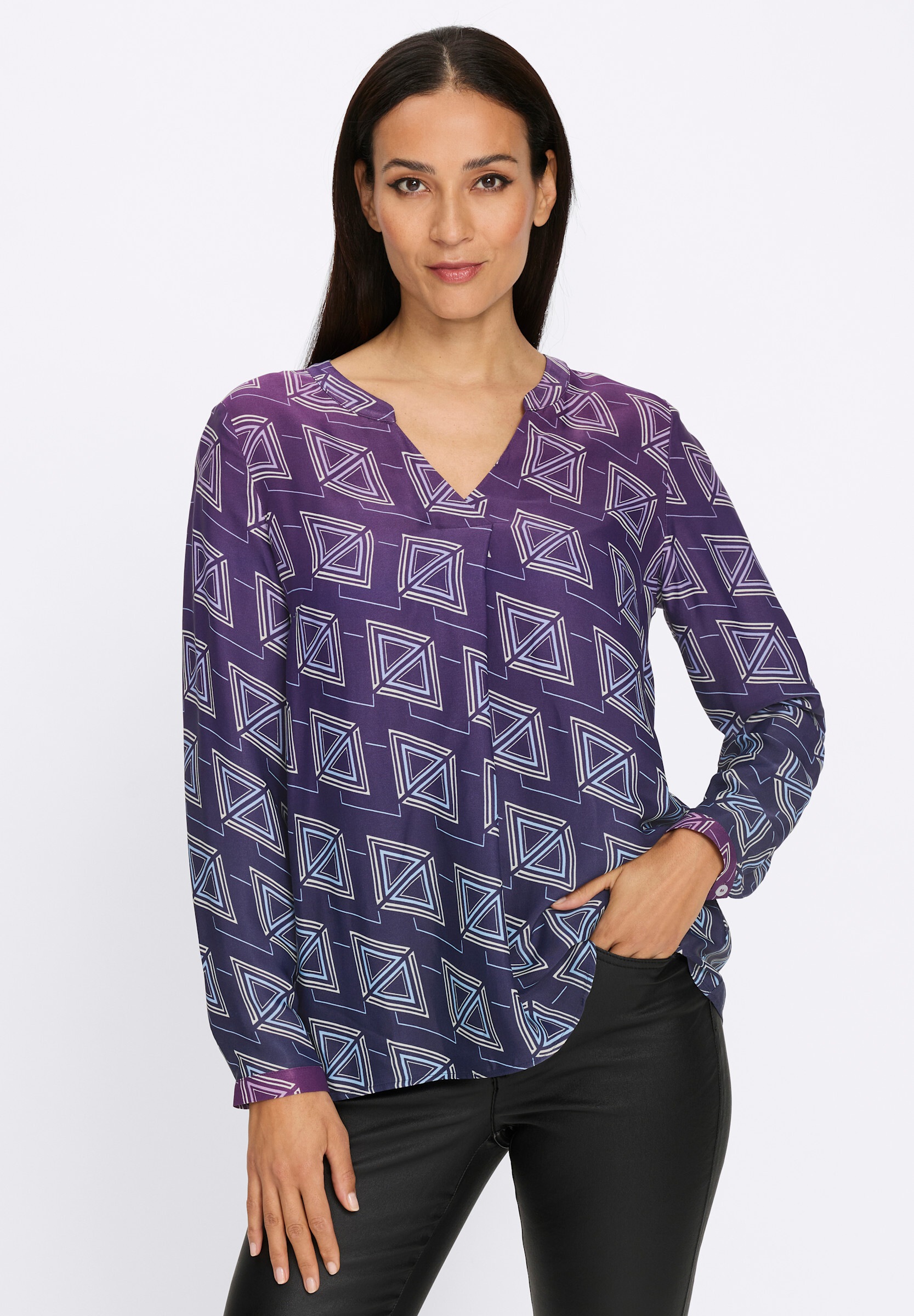 heine Schlupfbluse »Druckbluse Druckbluse mit Farbverlauf«