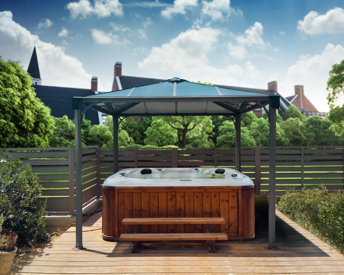 Palram - Canopia Pavillon »Palermo 3000«, BxT: 295x295 cm