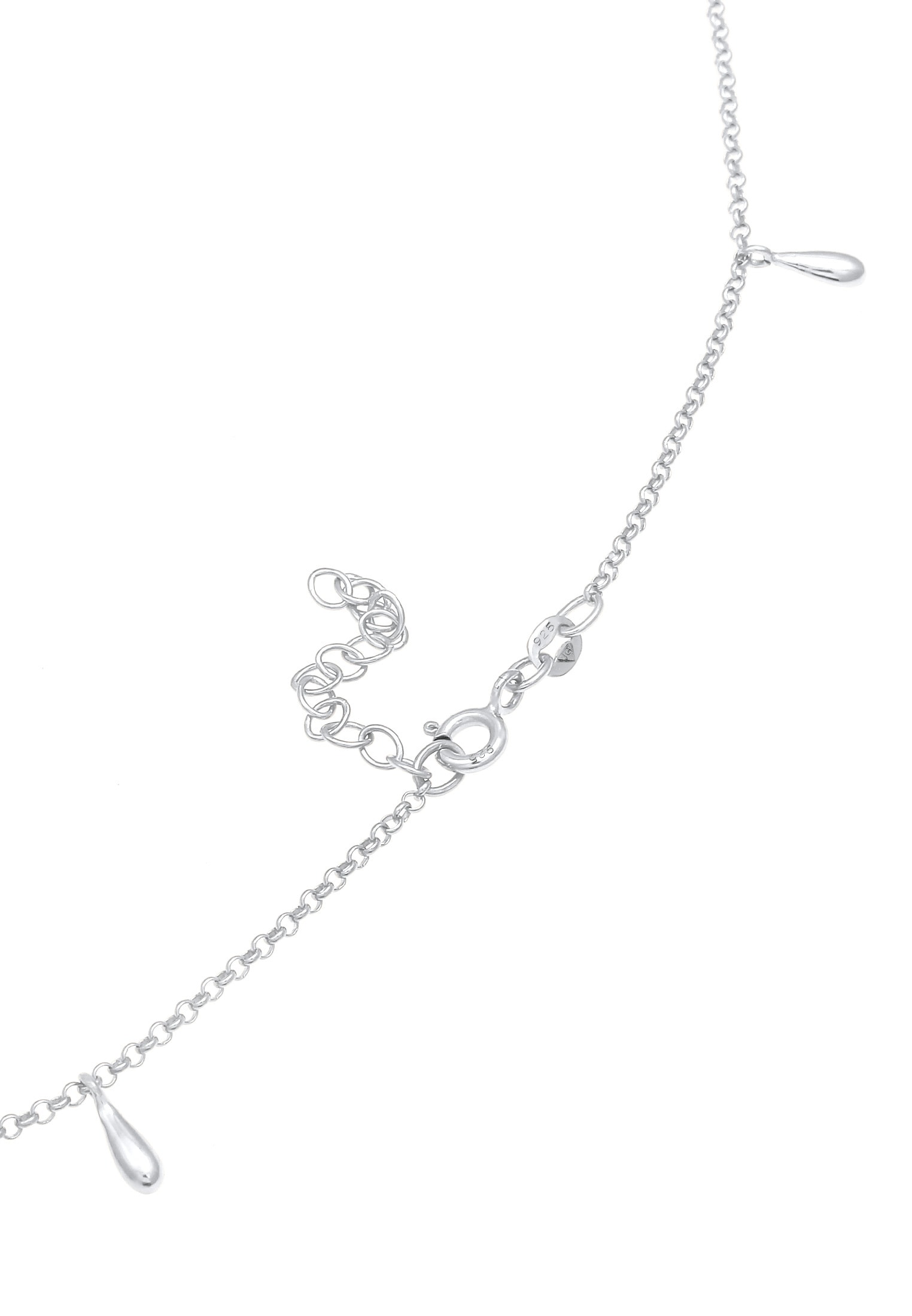 Elli Choker »Halskette Choker Kette Kurz Tropfen Geo 925 Silber«