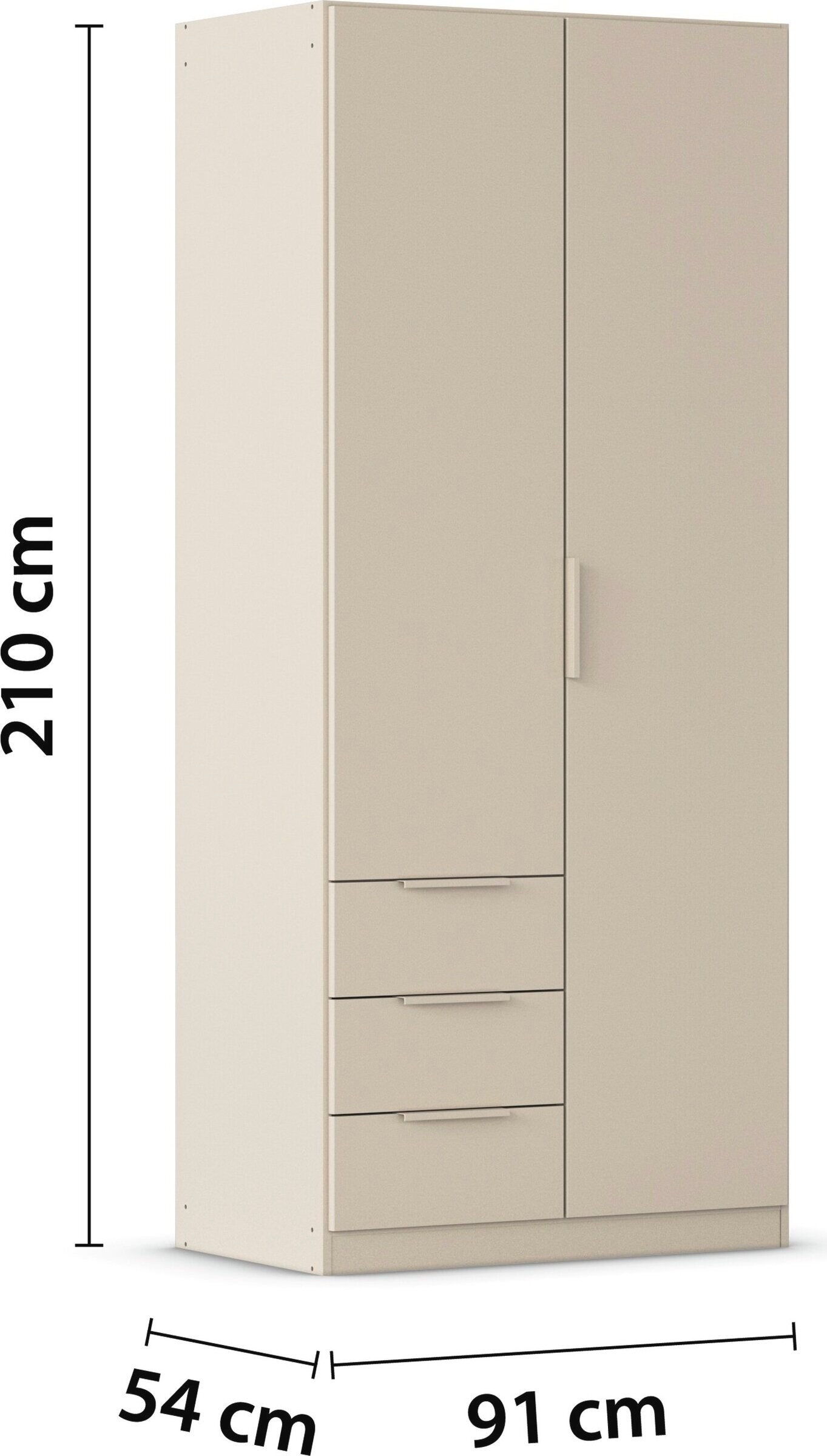 OTTO home Kleiderschrank »Mehrzweckschrank Schrank Schlafzimmer Garderobe Mietswohnung XEELINA« Mehr Flexibilität durch variable Schubladenanordnung MADE IN GERMANY