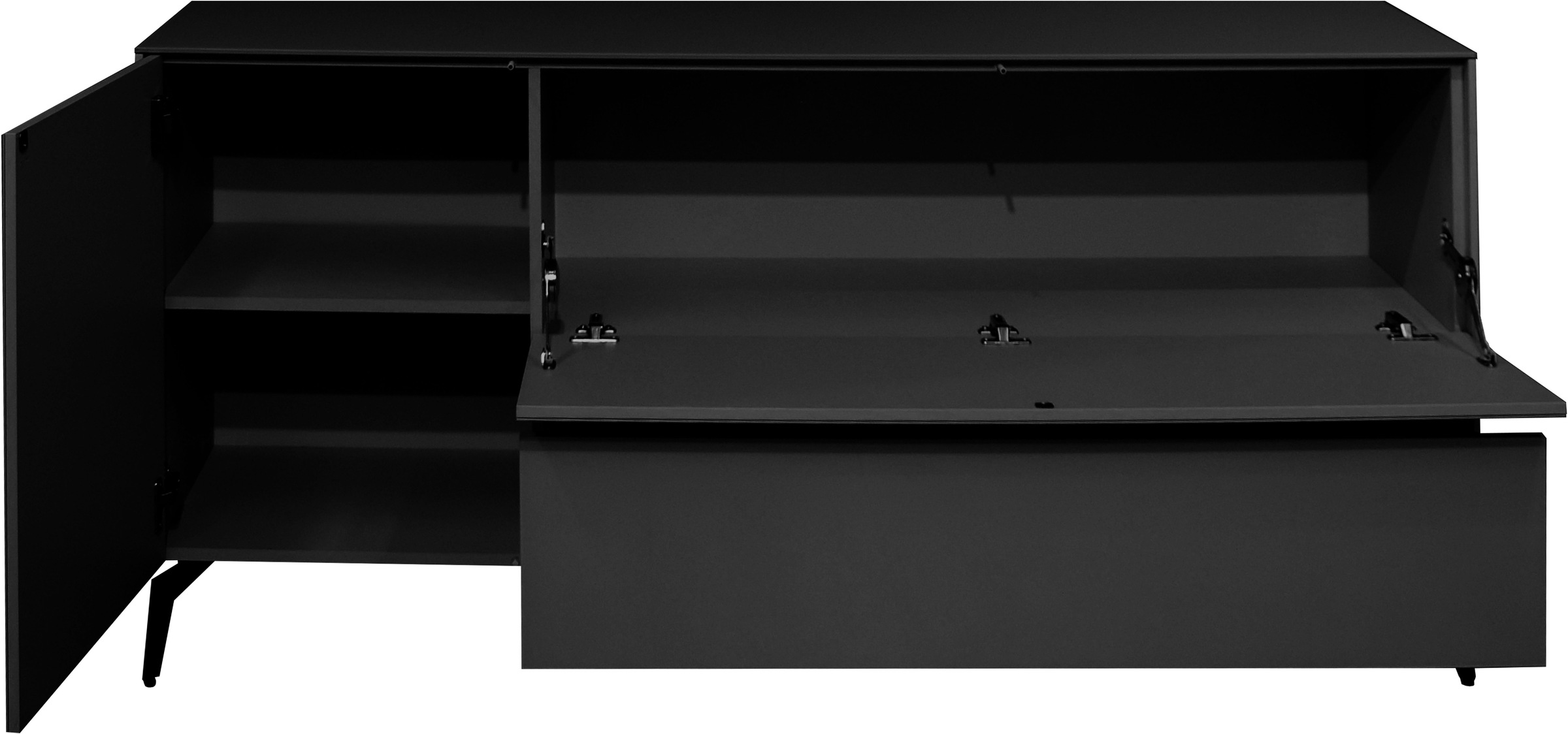 Mäusbacher Lowboard »Imola TOPSELLER!«, Mäusbacher Lowboard mit Glasfront und Glasoberplatte
