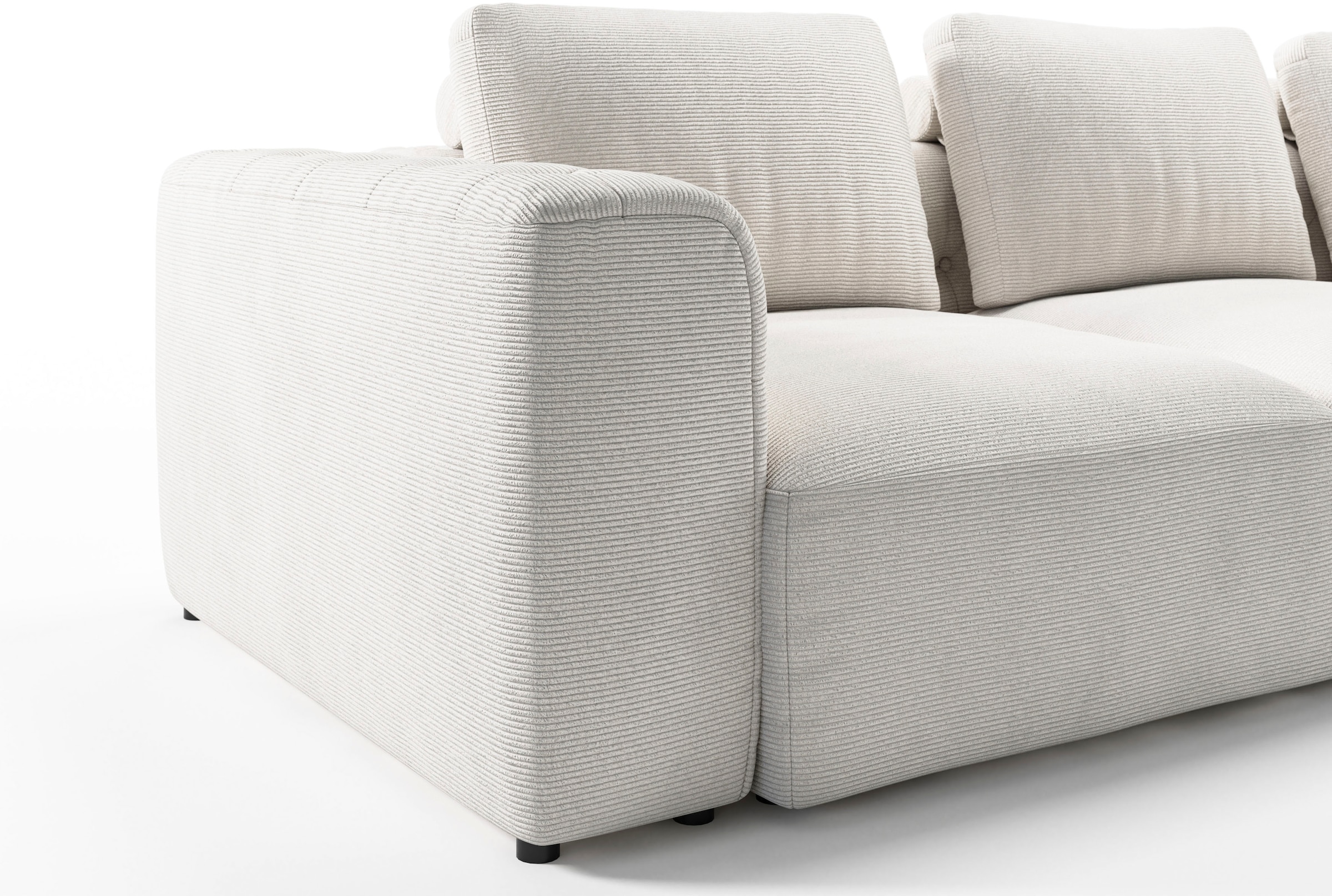 RAUM.ID 3-Sitzer »Cushid«, Modulsofa, bestehend aus 3 Teilen, Breite 300 cm